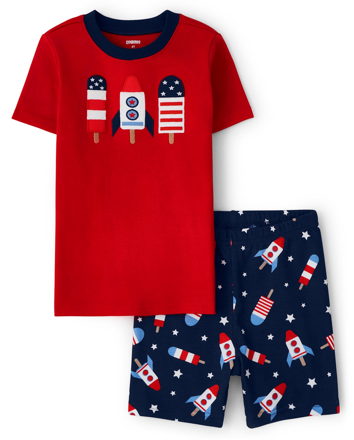 Детские пижамы Gymboree Kids American Popsicle Snug Fit Cotton Pajamas - Gymmies