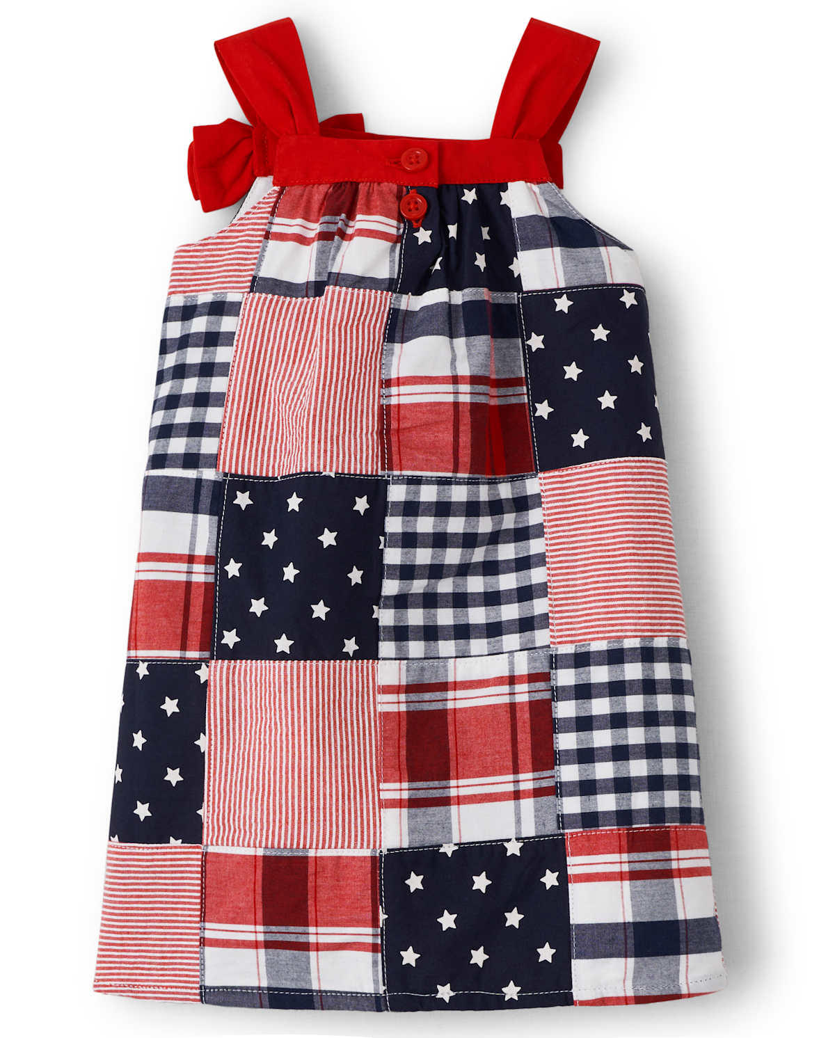 Детские платья Gymboree Baby Girls Madras Patch Dress - American Cutie — фото 3