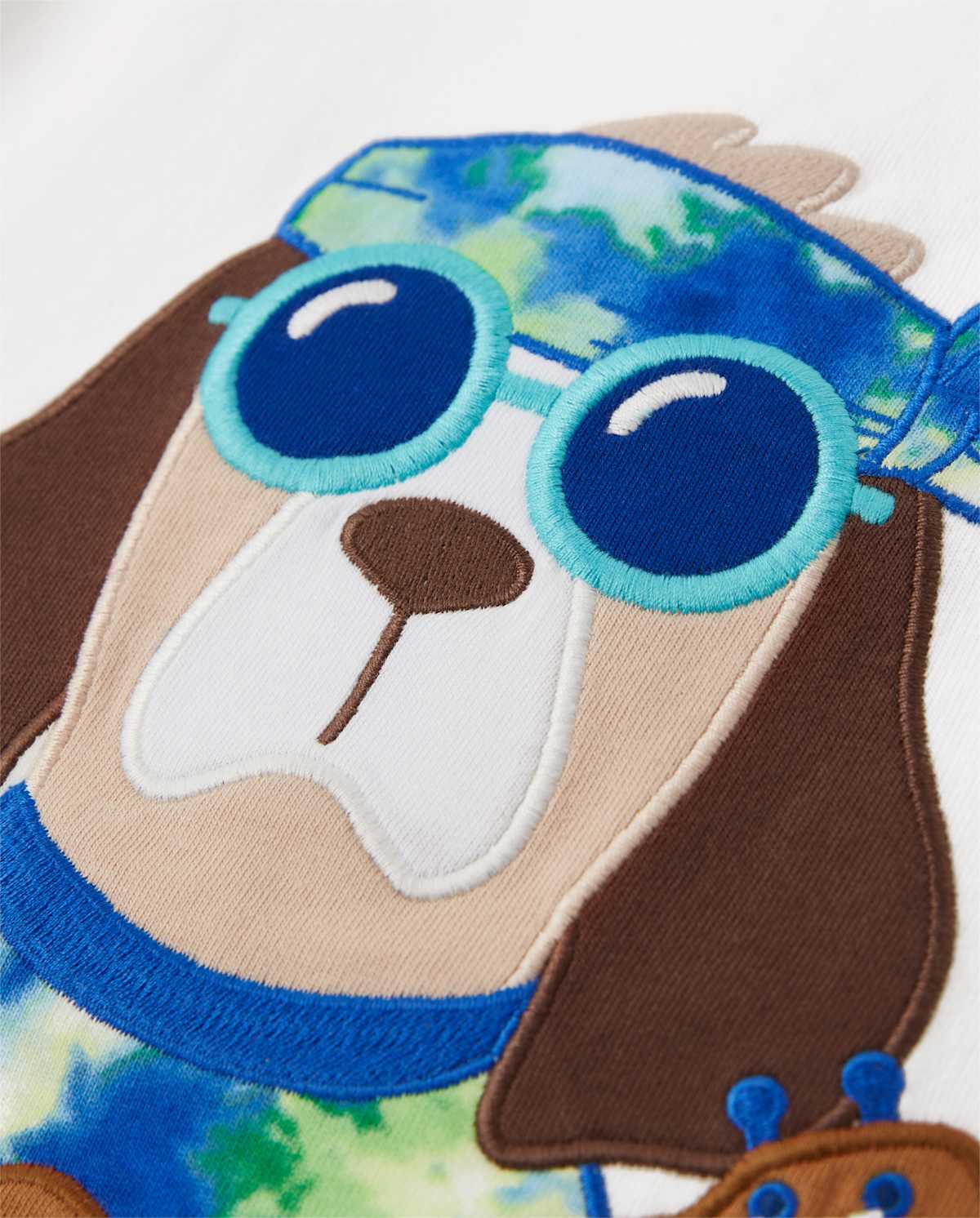 Детские топы Gymboree Boys Embroidered Dog Top - Music Festival