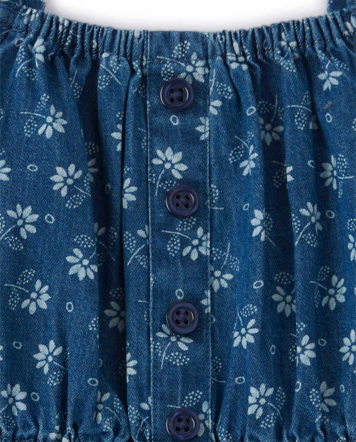 Детские платья Gymboree Girls Floral Chambray Dress - Blue Skies — фото 2