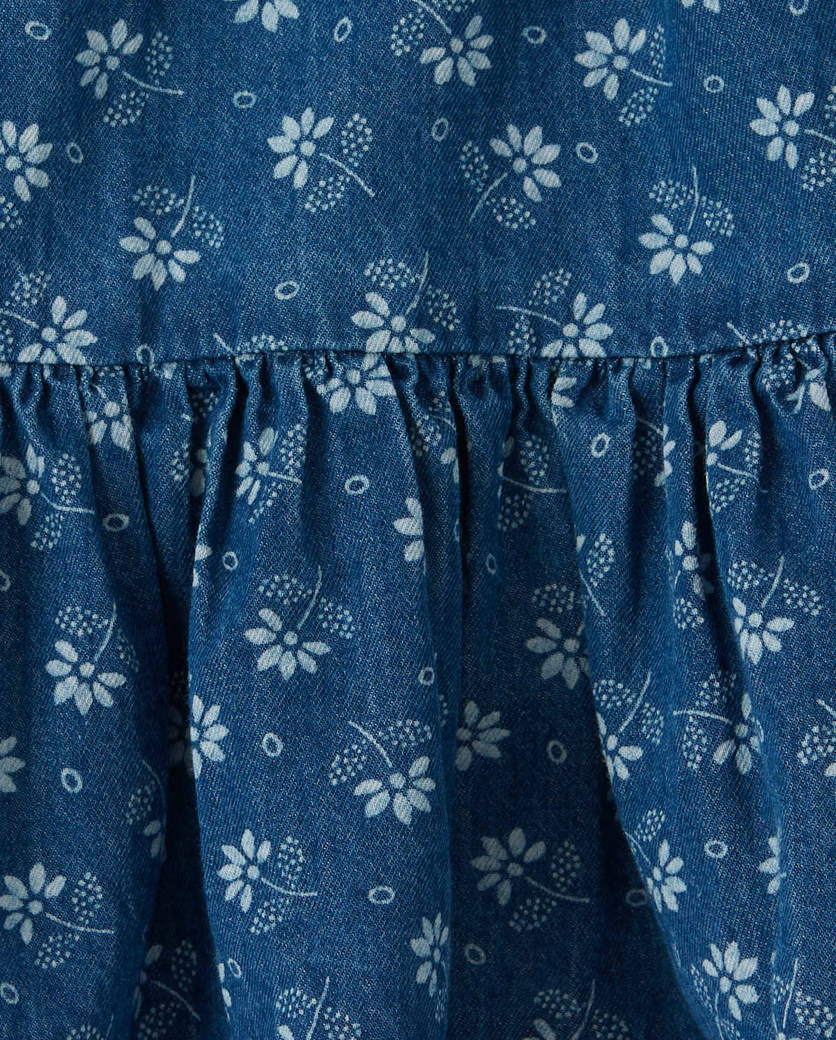Детские платья Gymboree Girls Floral Chambray Dress - Blue Skies — фото 3