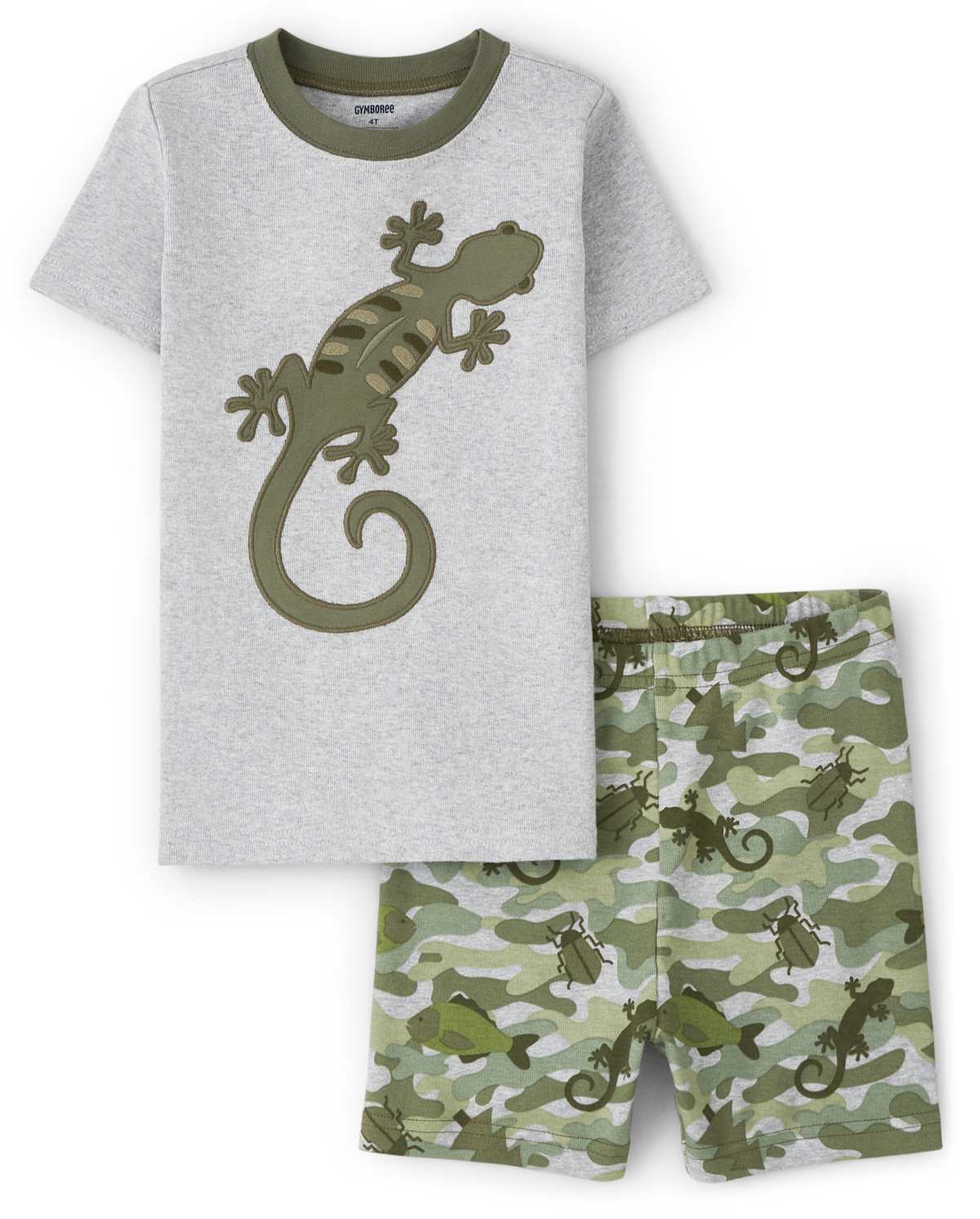 Детские пижамы Gymboree Boys Lizard Snug Fit Cotton Pajamas - Gymmies