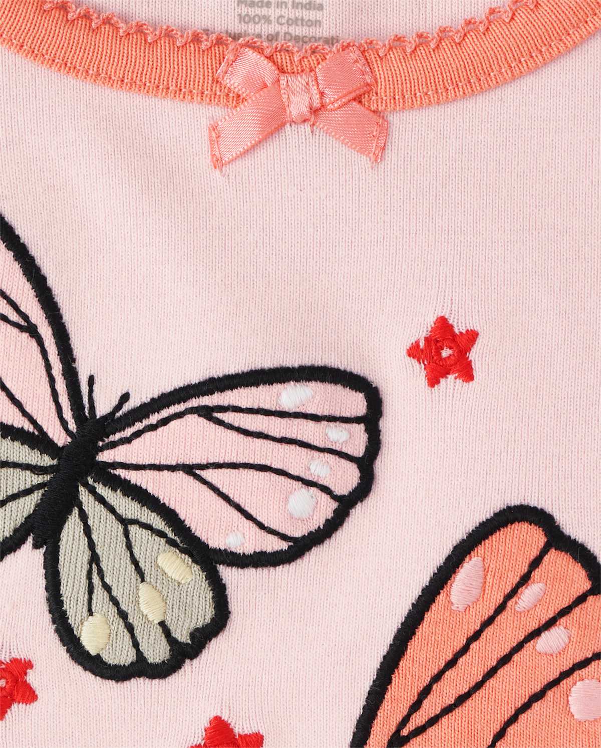 Детские пижамы Gymboree Girls Butterfly Snug Fit Cotton Pajamas - Gymmies — фото 2