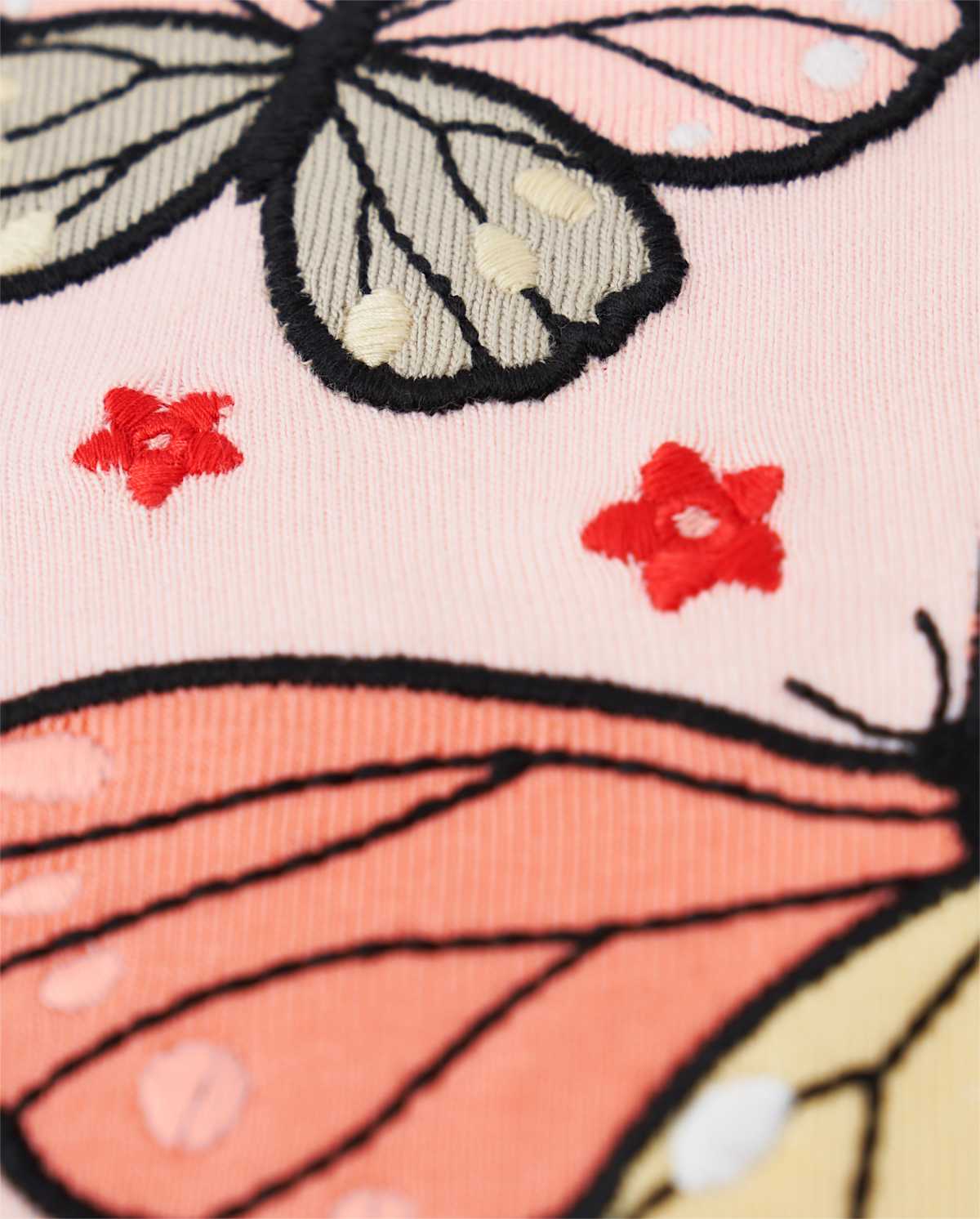 Детские пижамы Gymboree Girls Butterfly Snug Fit Cotton Pajamas - Gymmies — фото 3