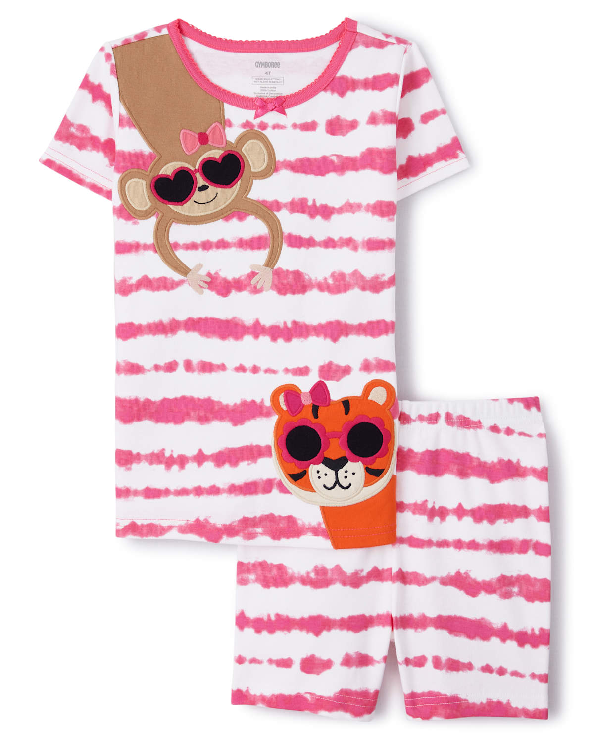 Детские пижамы Gymboree Girls Animal Snug Fit Cotton Pajamas - Gymmies
