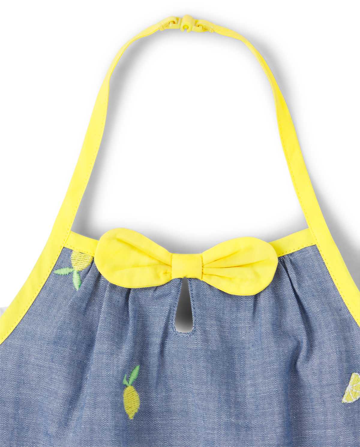 Детские топы Gymboree Girls Embroidered Lemon Halter Top - Citrus & Sunshine — фото 2