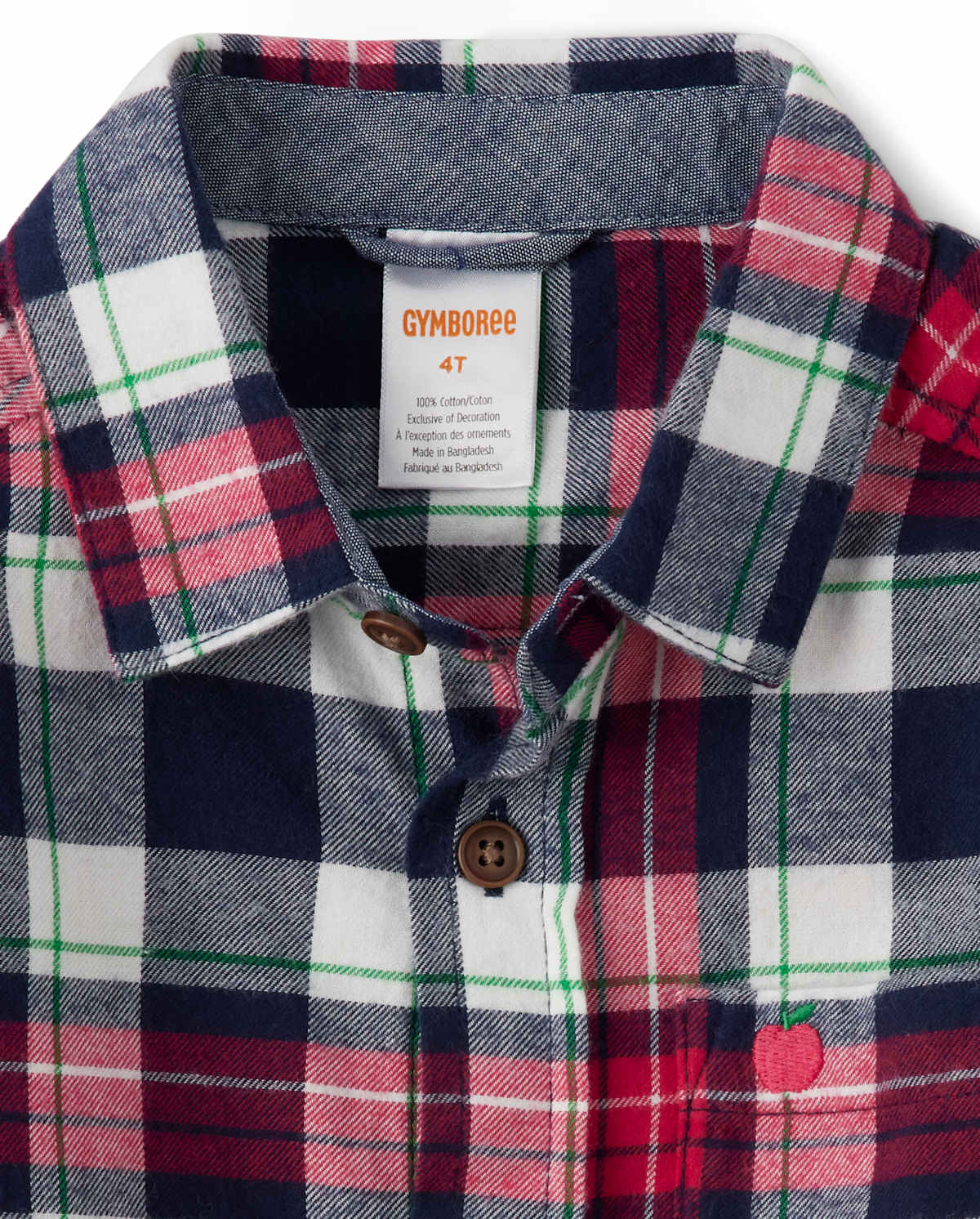 Детские рубашки Gymboree Boys Plaid Button Up Shirt - Head of the Class — фото 2