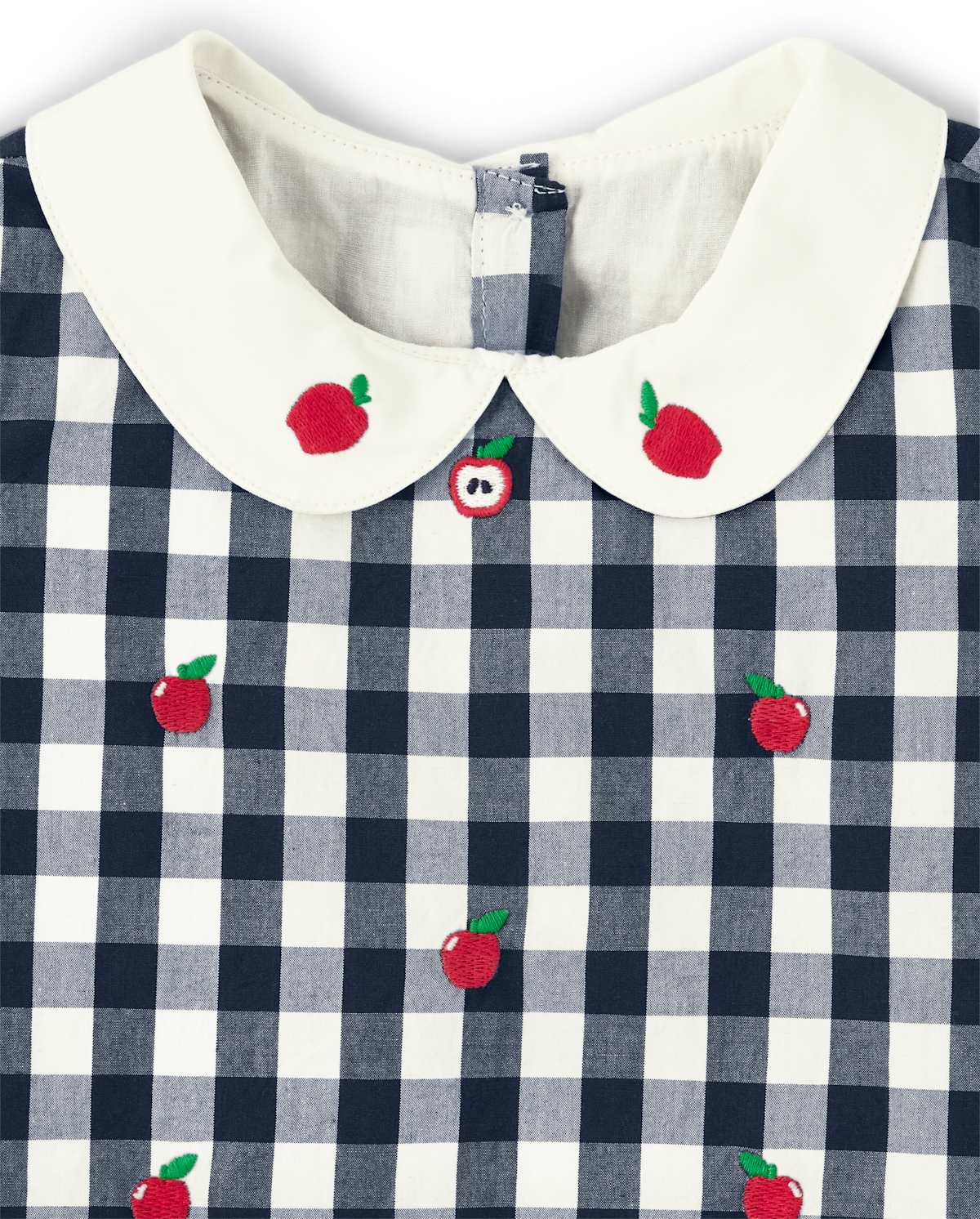 Детские топы Gymboree Girls Gingham Apple Peter Pan Top - Head of the Class — фото 2
