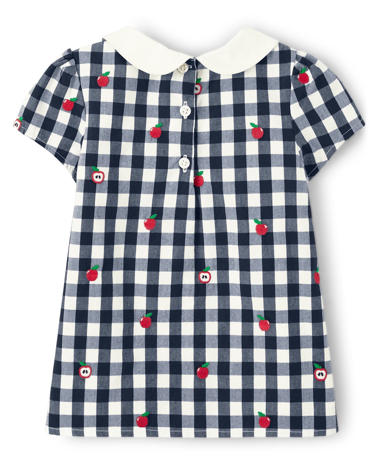 Детские топы Gymboree Girls Gingham Apple Peter Pan Top - Head of the Class — фото 3