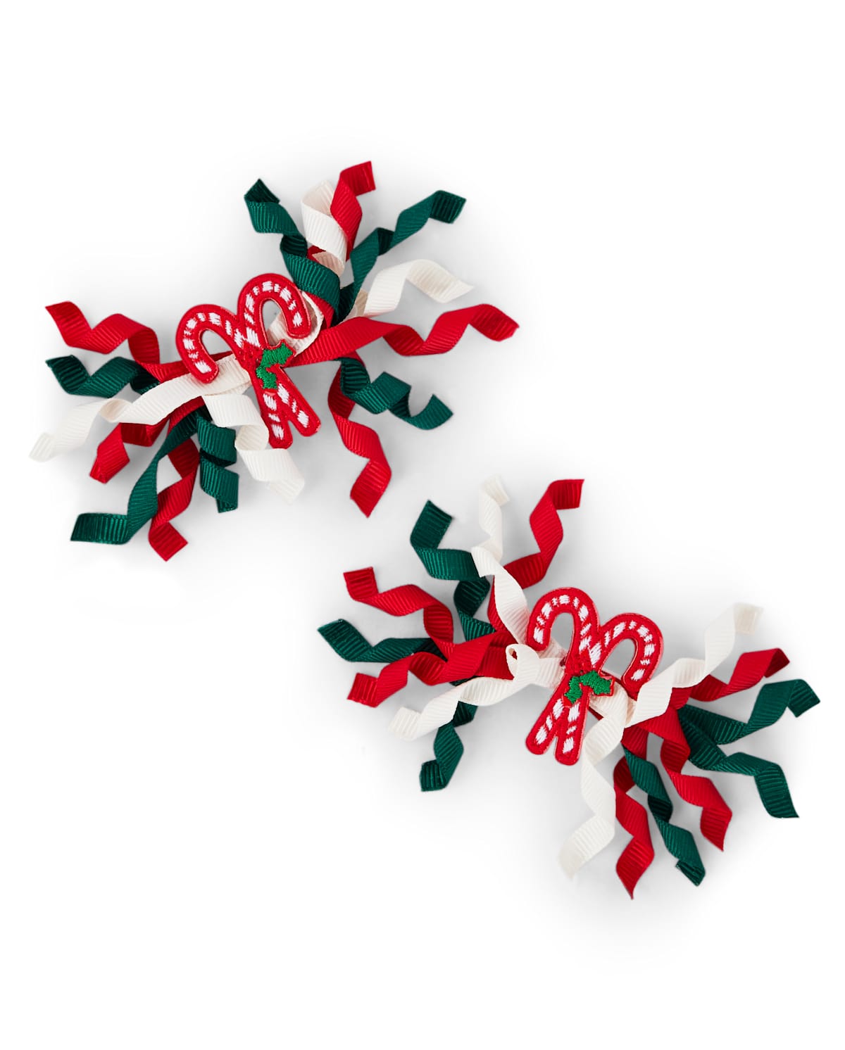 Детские аксессуары Gymboree Girls Candy Cane Curly Hair Clips - Holiday Express