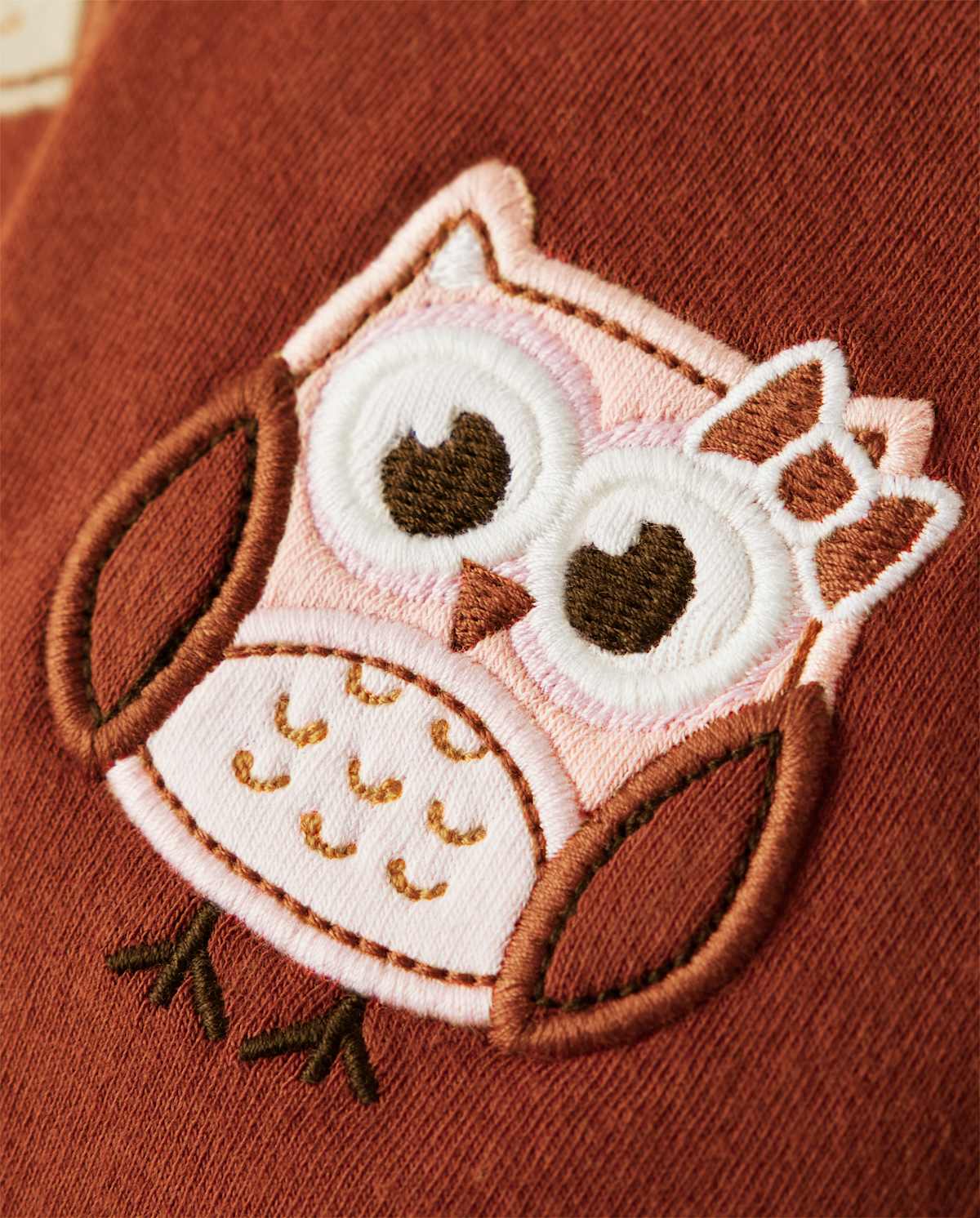 Детские леггинсы Gymboree Girls Embroidered Owl Leggings - Autumn Harvest