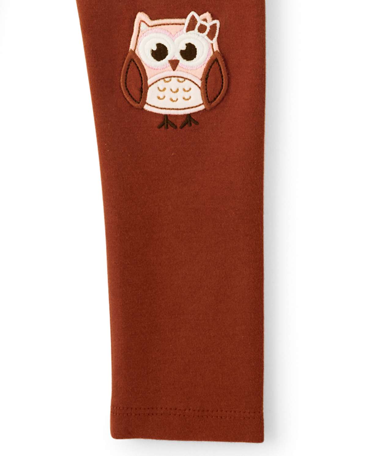 Детские леггинсы Gymboree Girls Embroidered Owl Leggings - Autumn Harvest — фото 3