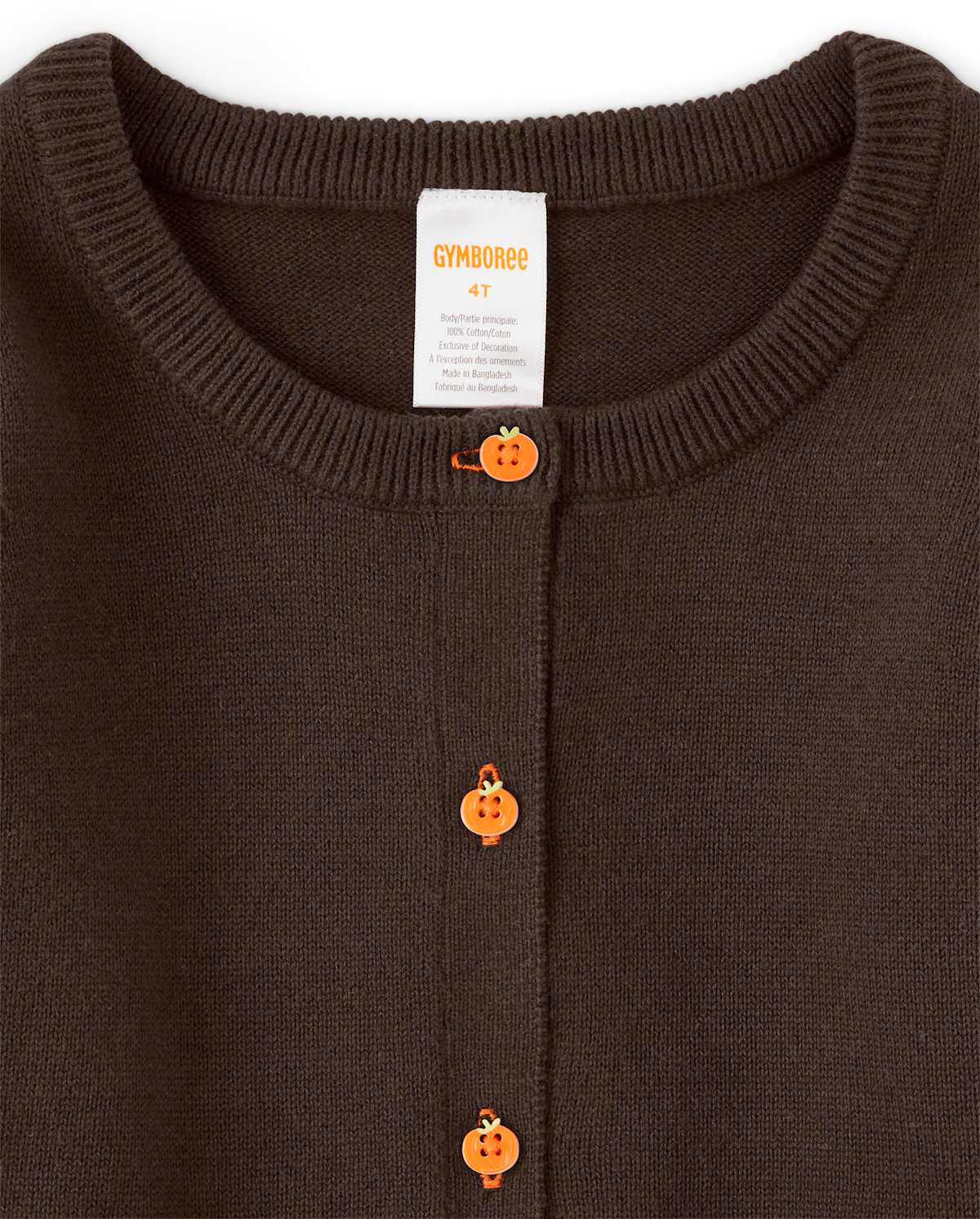 Детские кардиганы Gymboree Girls Applique Pumpkin Cardigan - Perfect Pumpkin — фото 2