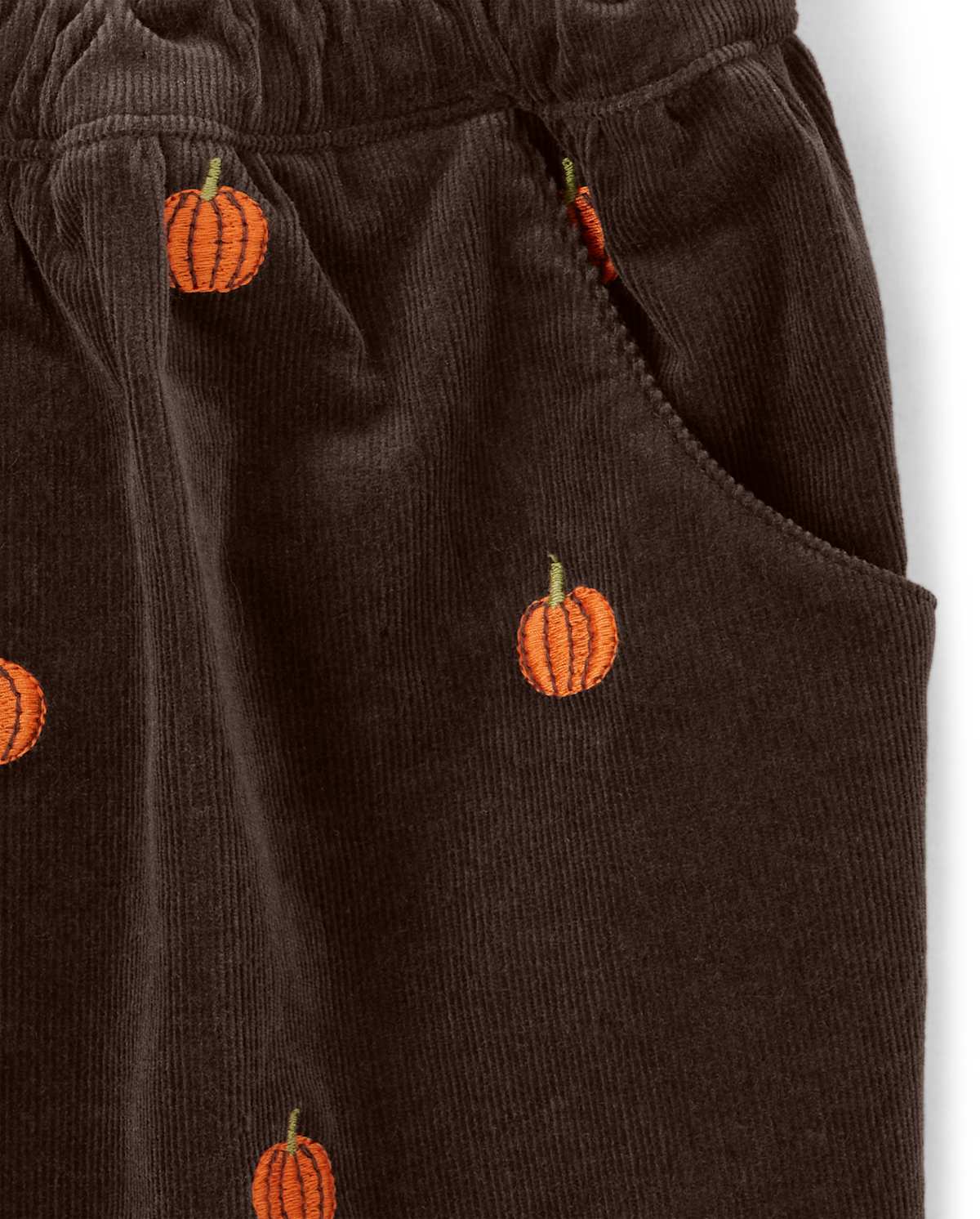 Детские юбки Gymboree Girls Pumpkin Corduroy Skort - Perfect Pumpkin — фото 2