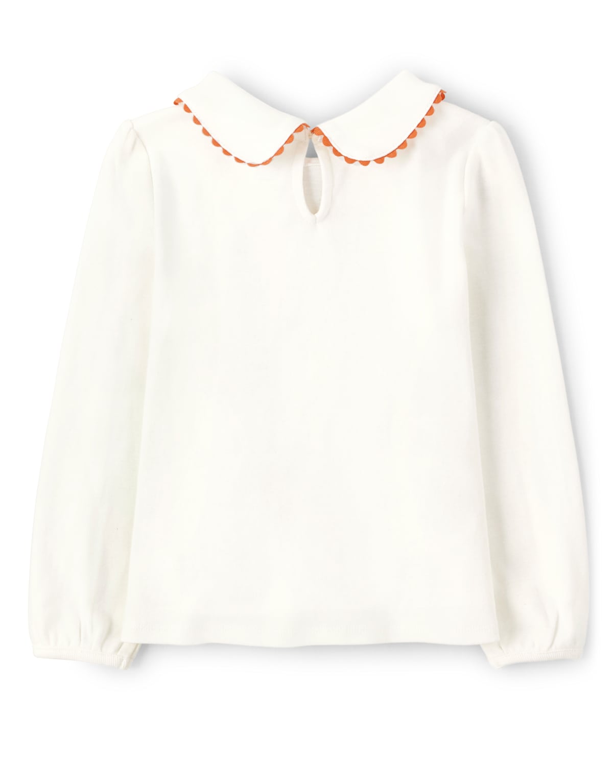 Детские топы Gymboree Girls Pumpkin Peter Pan Top - Perfect Pumpkin — фото 2