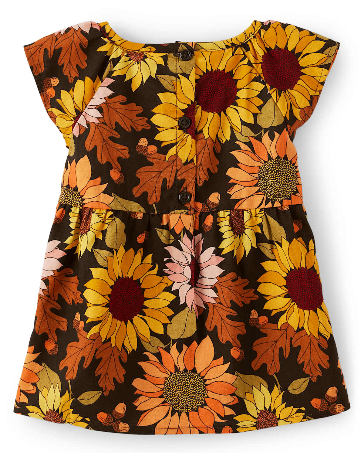 Детские топы Gymboree Girls Sunflower Ruffle Top - Autumn Harvest — фото 2