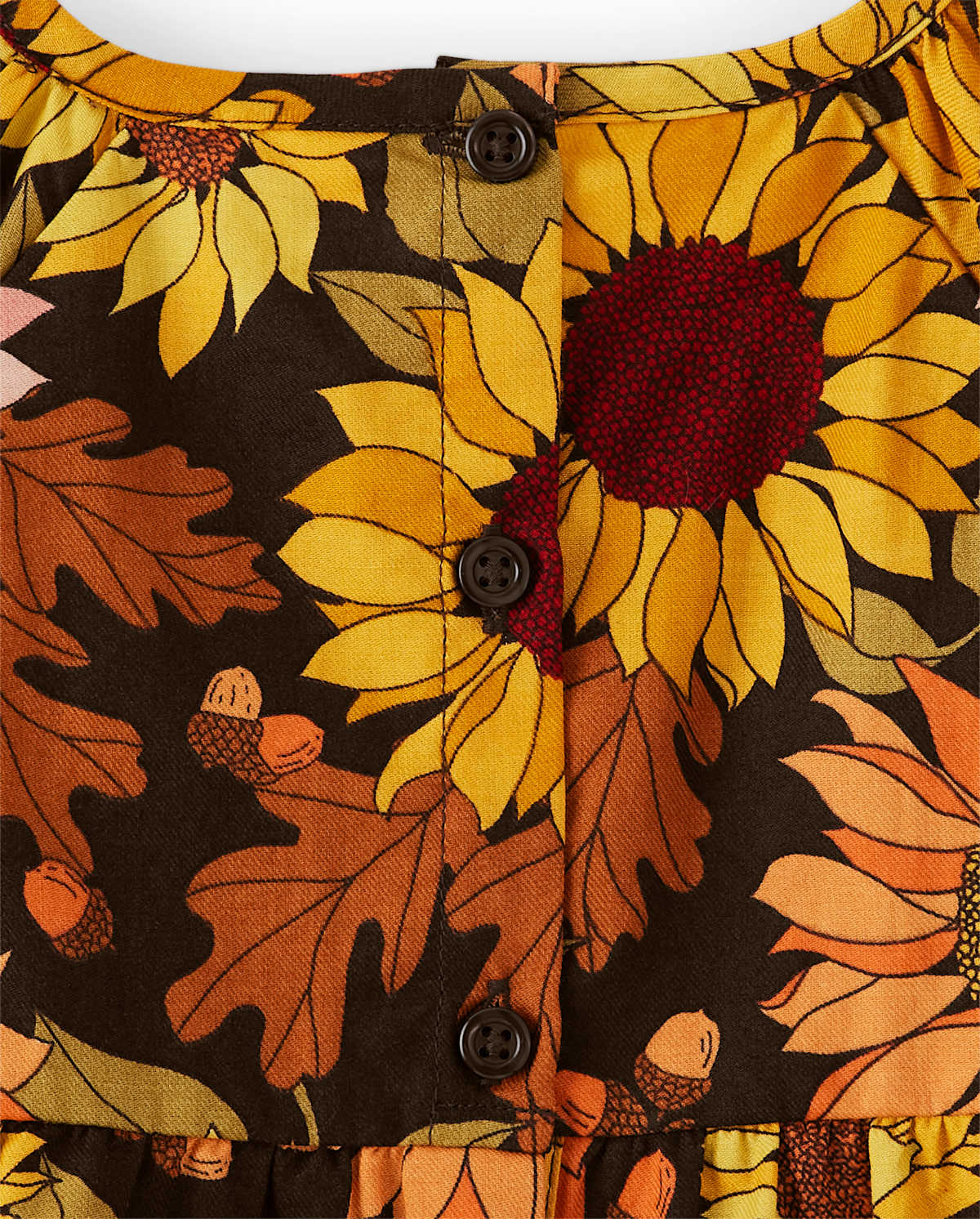 Детские топы Gymboree Girls Sunflower Ruffle Top - Autumn Harvest — фото 3