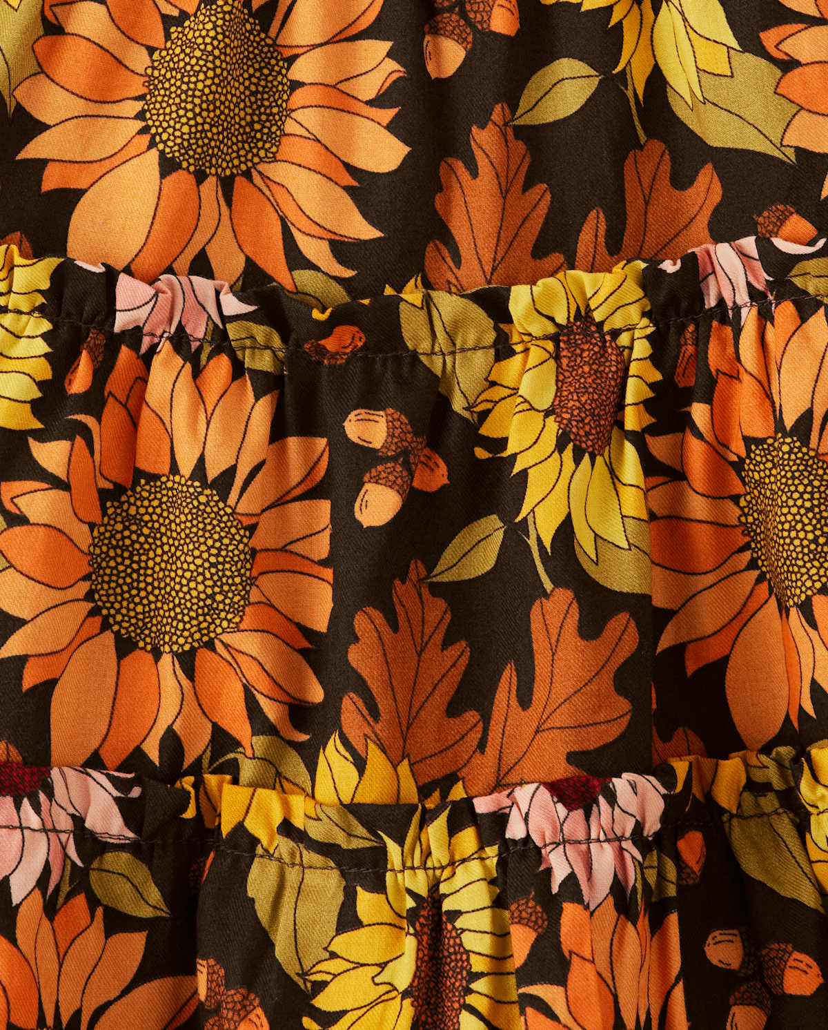 Детские платья Gymboree Girls Tiered Sunflower Dress - Autumn Harvest — фото 2