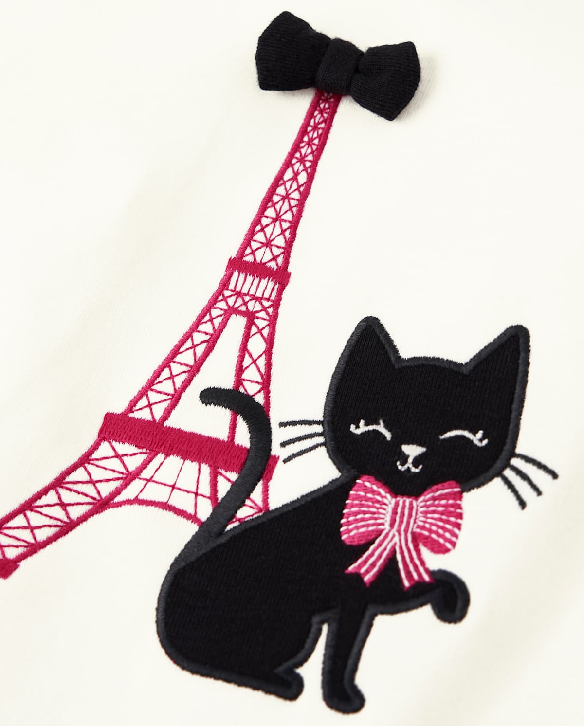 Детские топы Gymboree Girls Embroidered Eiffel Tower Top - Purrrfect in Pink
