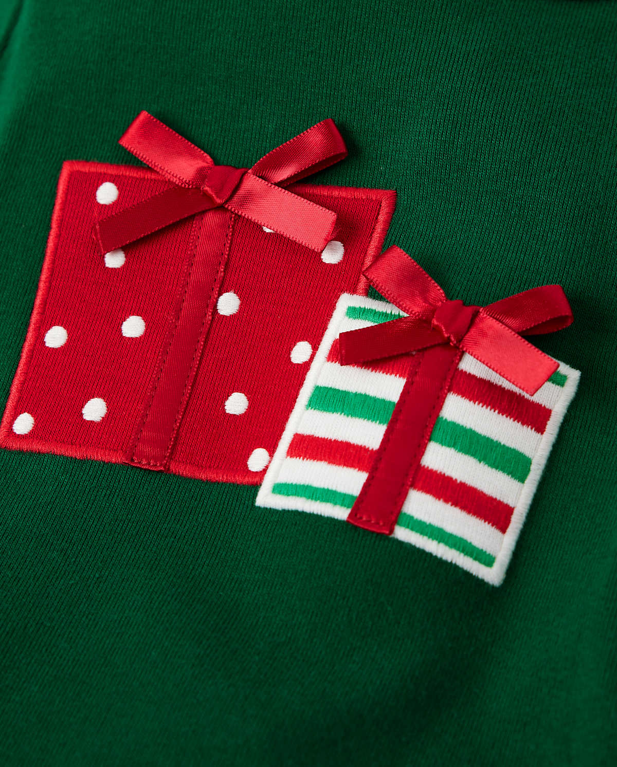 Детские топы Gymboree Girls Embroidered Present Peplum Top - Holiday Express