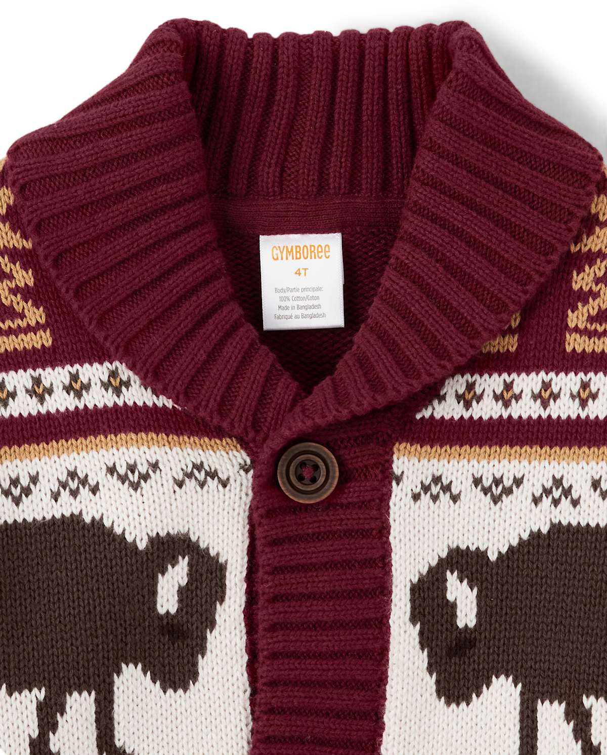 Детские свитеры Gymboree Boys Bison Fairisle Sweater - County Fair — фото 2