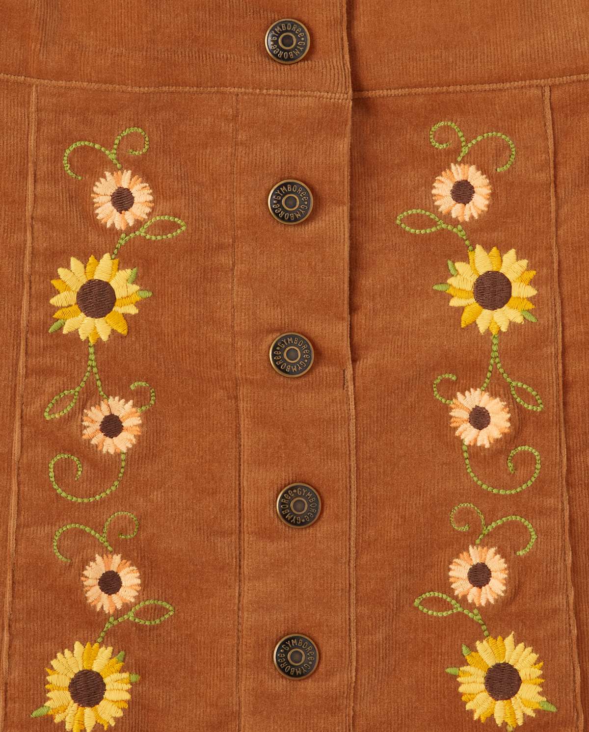 Детские юбки Gymboree Girls Sunflower Corduroy Skirt - Autumn Harvest — фото 2