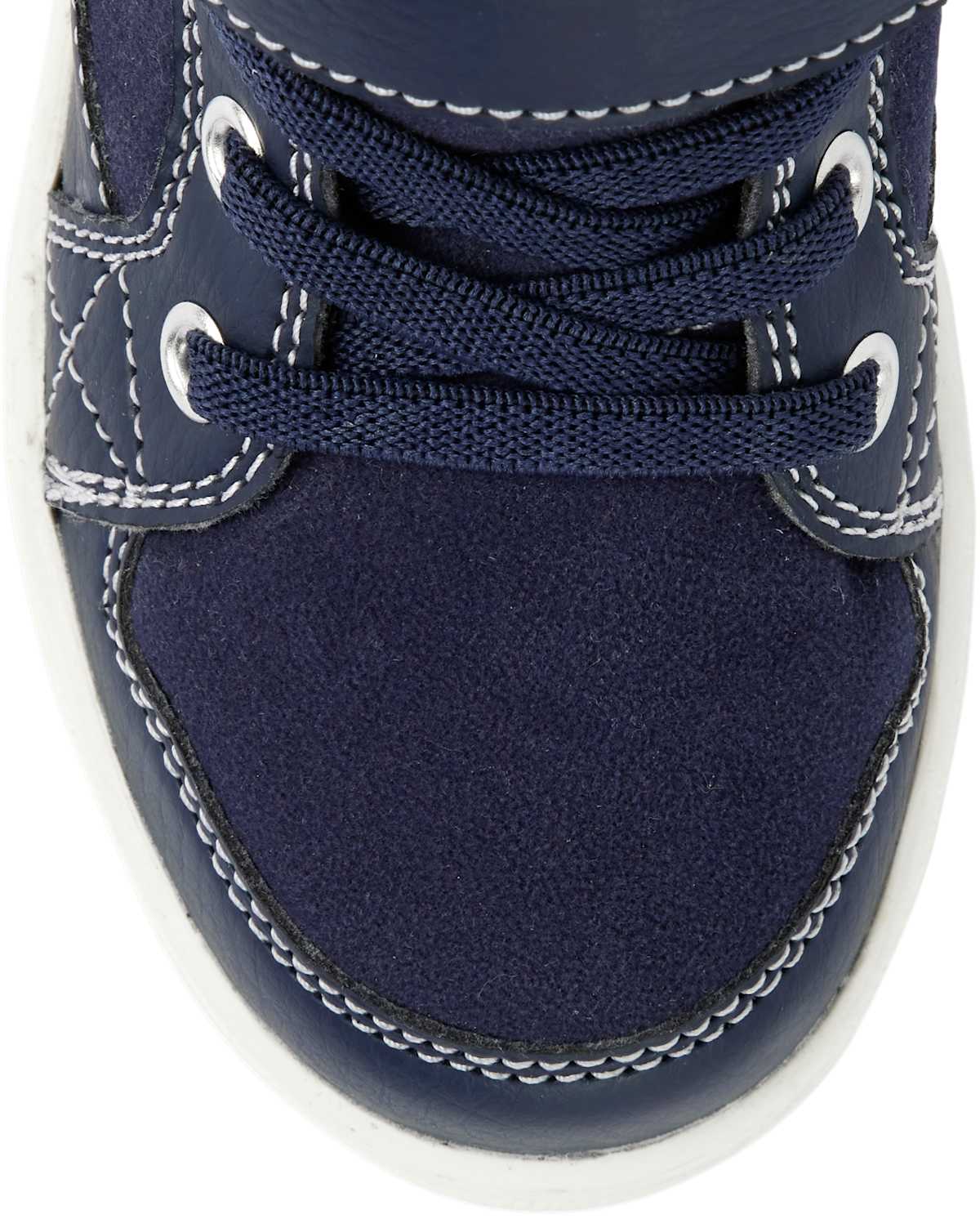 Детские кроссовки Gymboree Boys Suede Hi Top Sneakers — фото 4