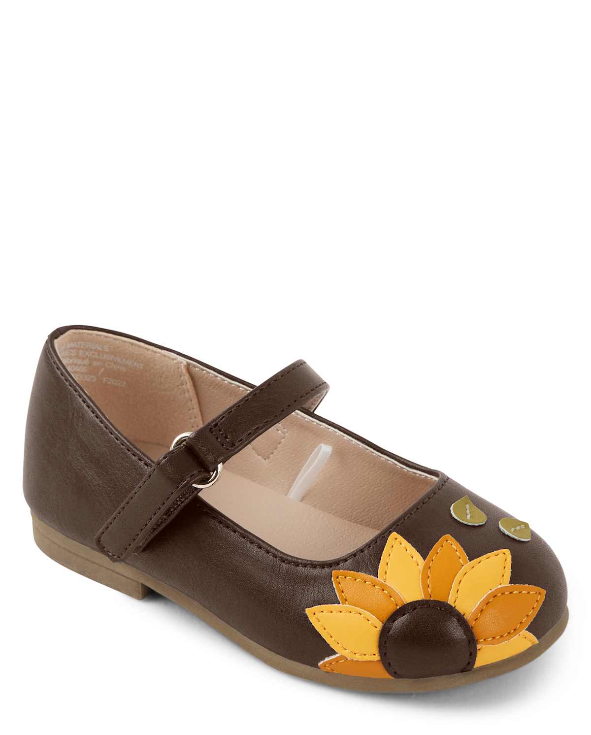 Gymboree Girls Applique Sunflower Mary Janes - Autumn Harvest