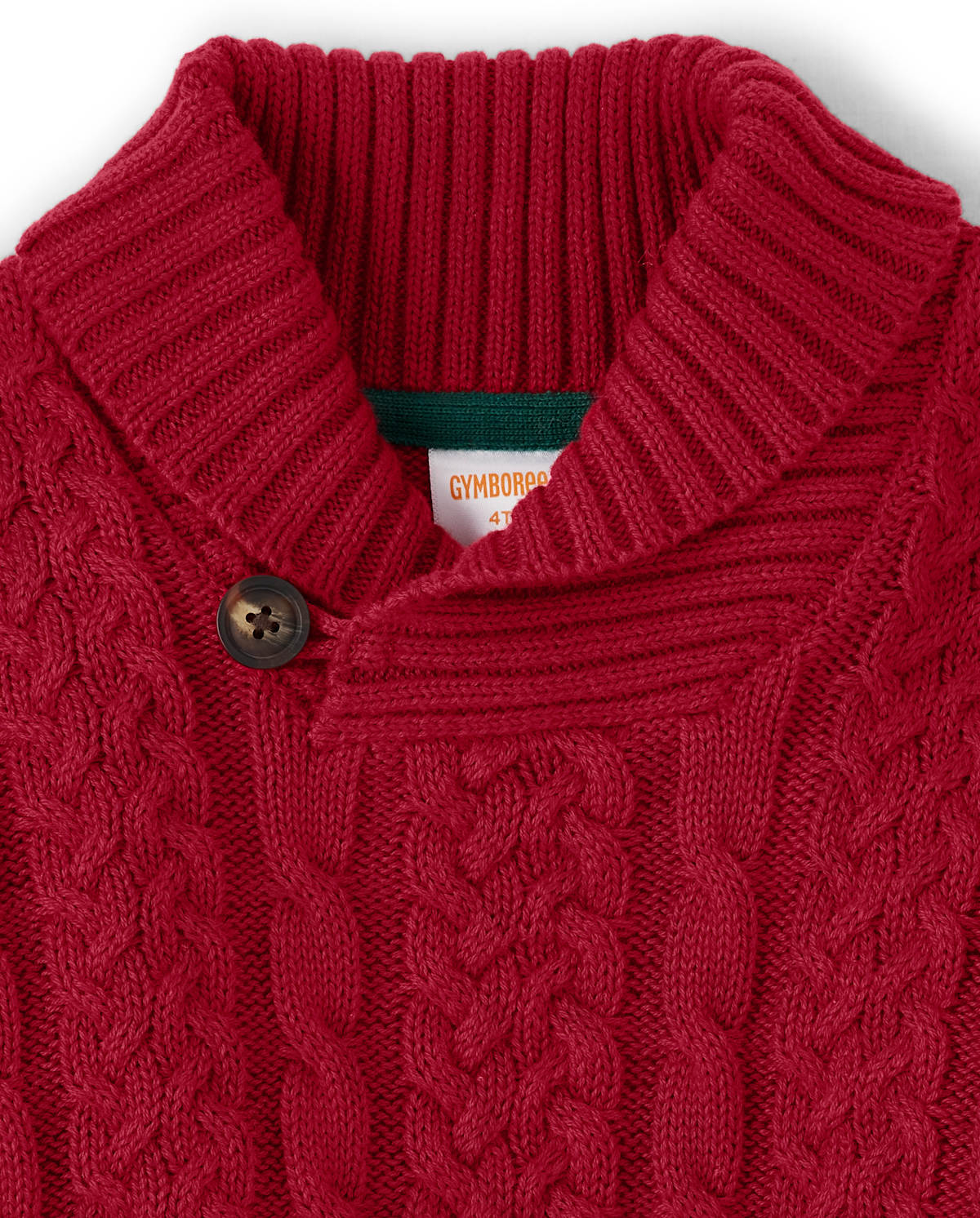 Детские свитеры Gymboree Boys Cable Knit Shawl Sweater - Holiday Traditions — фото 2