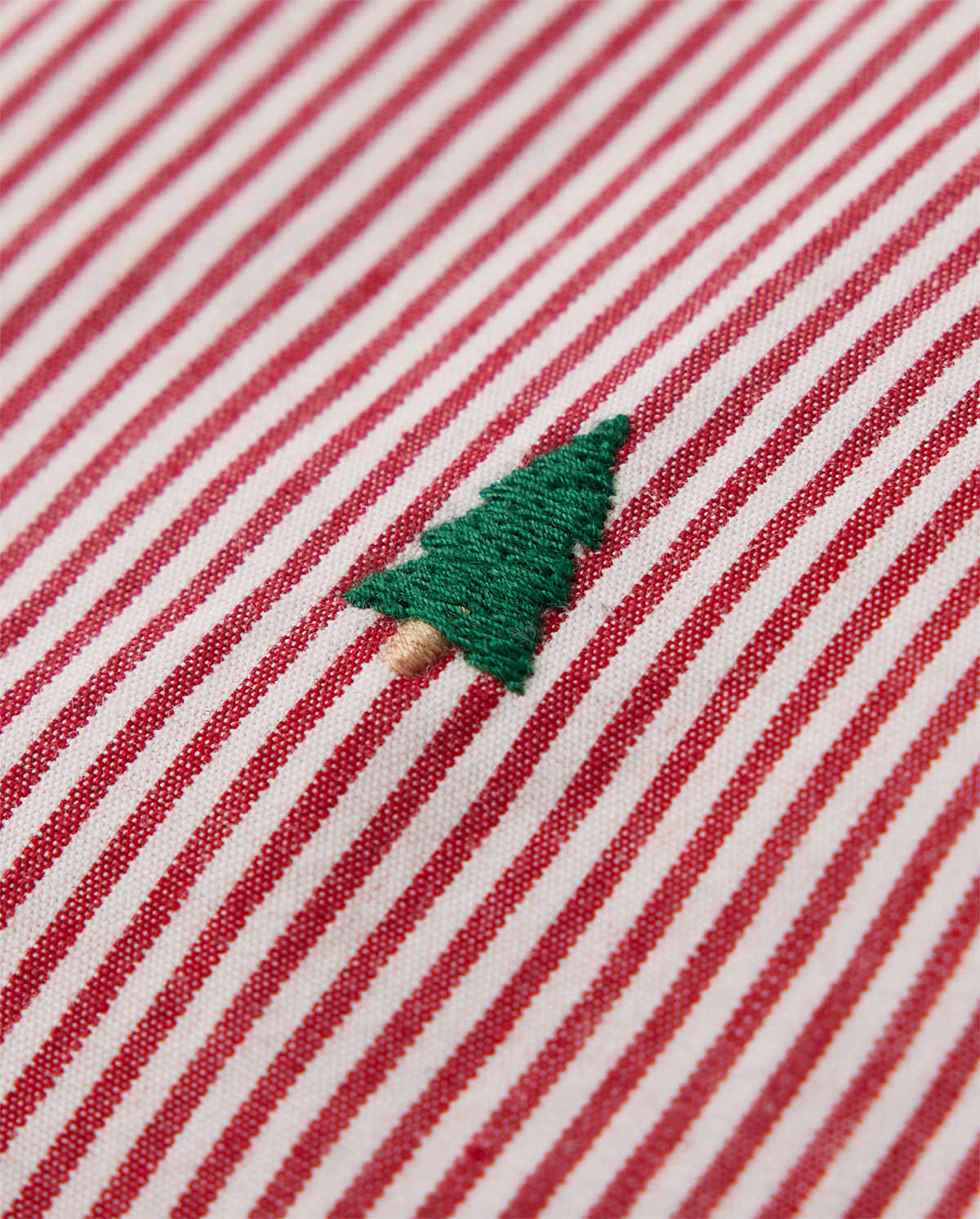 Детские рубашки Gymboree Boys Striped Schiffli Tree Button Up Shirt - Holiday Traditions