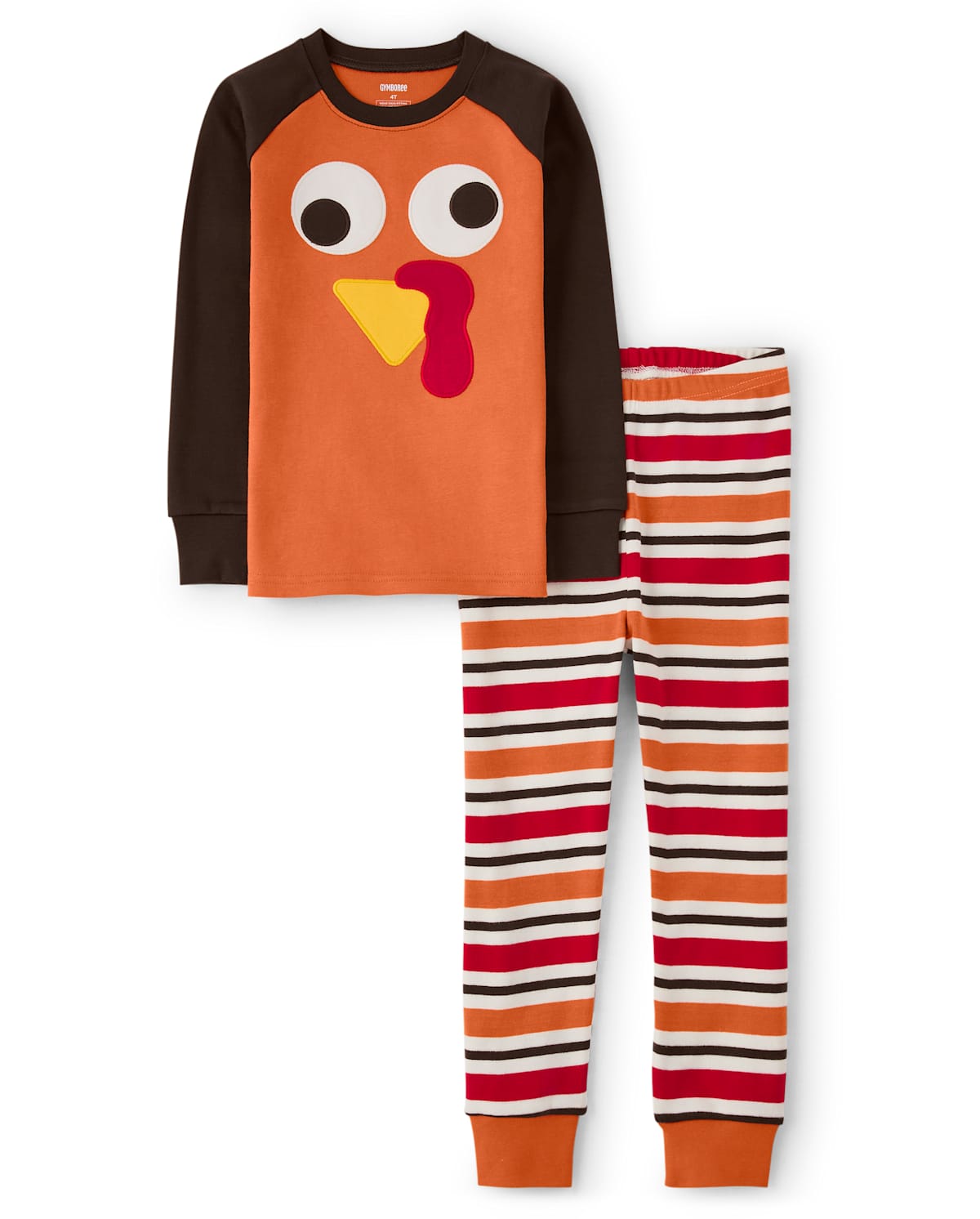Детские пижамы Gymboree Kids Turkey Snug Fit Cotton Pajamas