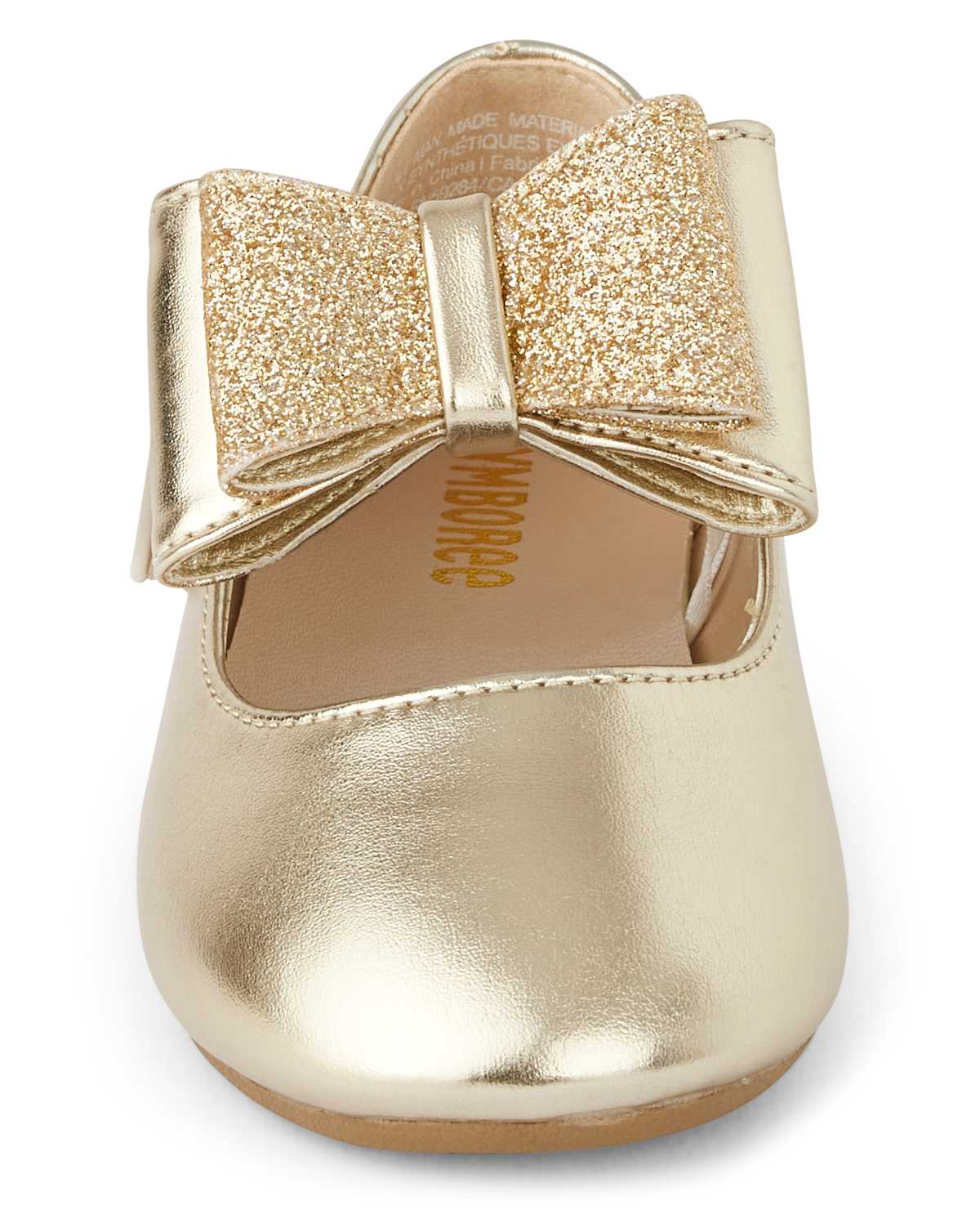 Обувь Gymboree Girls Glitter Bow Ballet Flats — фото 3