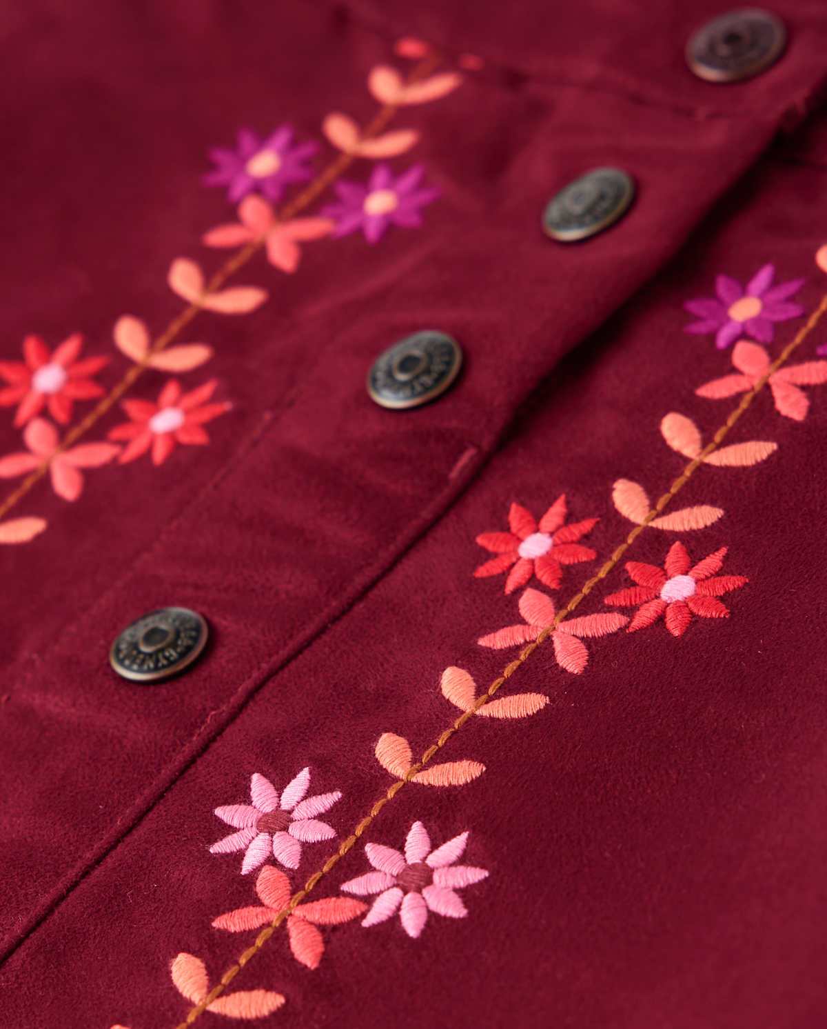 Детские юбки Gymboree Girls Embroidered Floral Skirt - Spice Market