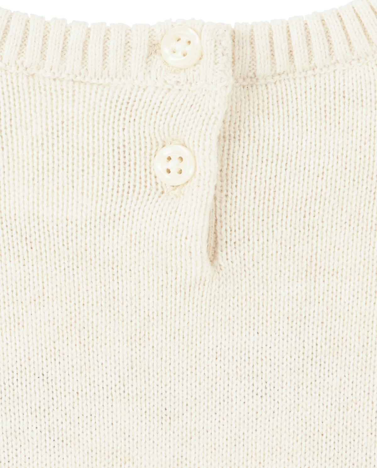 Детские свитеры Gymboree Girls Floral Wreath Sweater - Spice Market — фото 2