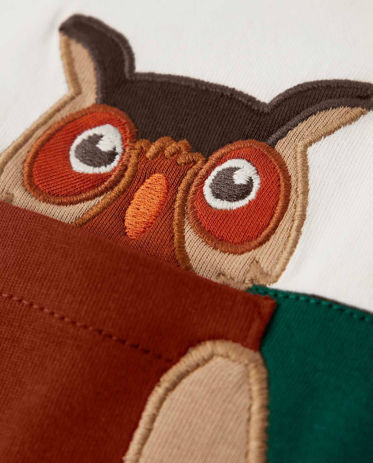 Детские топы Gymboree Boys Embroidered Owl Top - Autumn Harvest