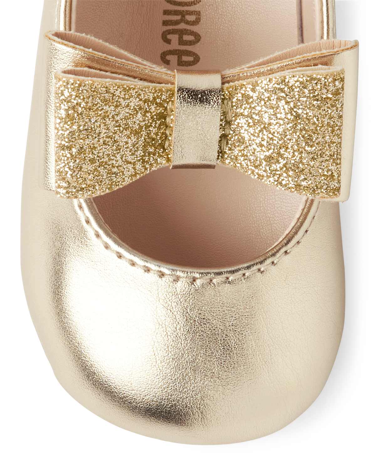 Обувь Gymboree Baby Girls Glitter Bow Ballet Flats — фото 4