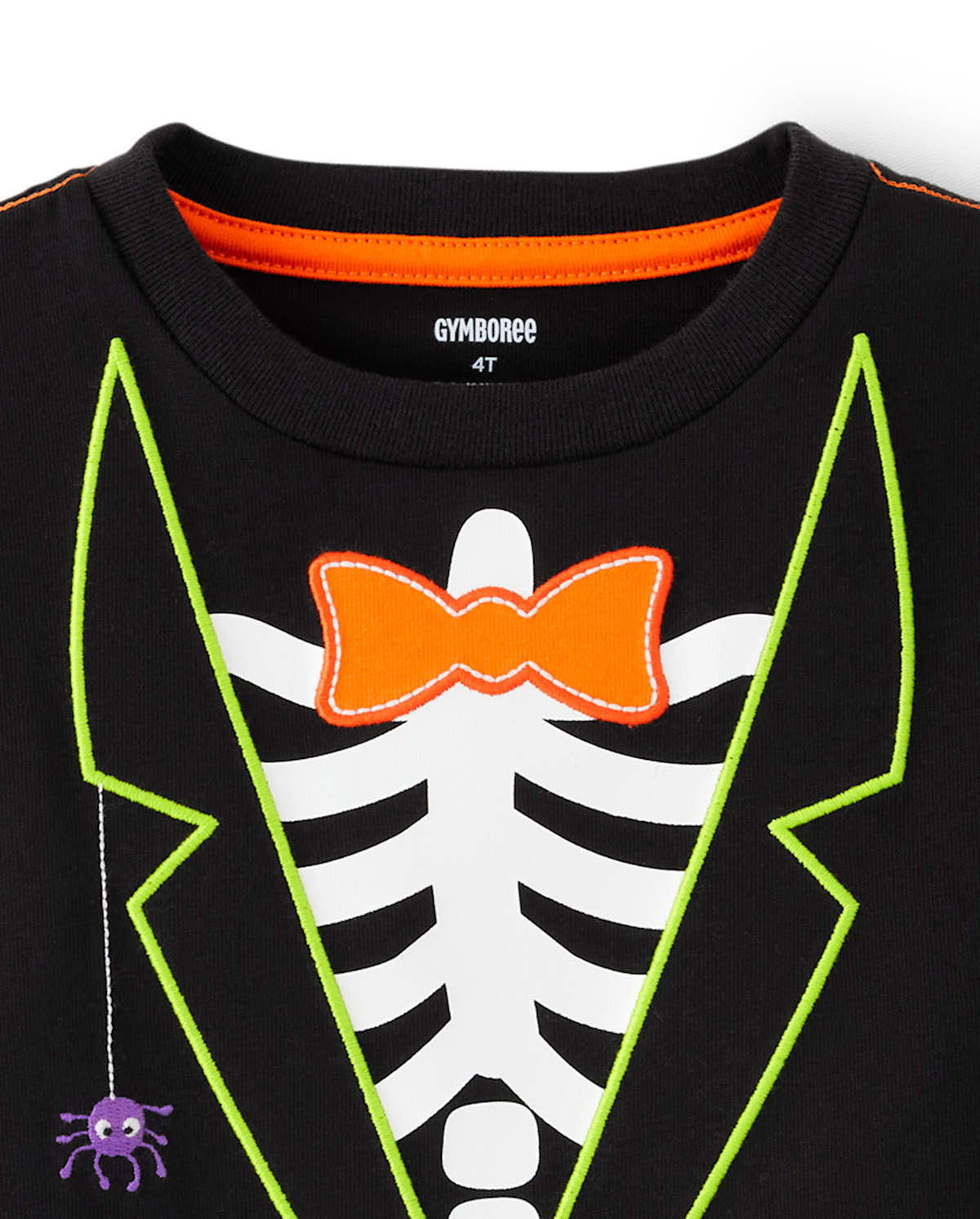 Детские топы Gymboree Boys Embroidered Skeleton Top - Trick or Treat — фото 2