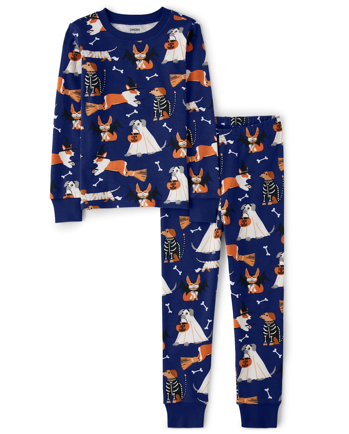 Детские пижамы Gymboree Boys Halloween Dog Snug Fit Cotton Pajamas