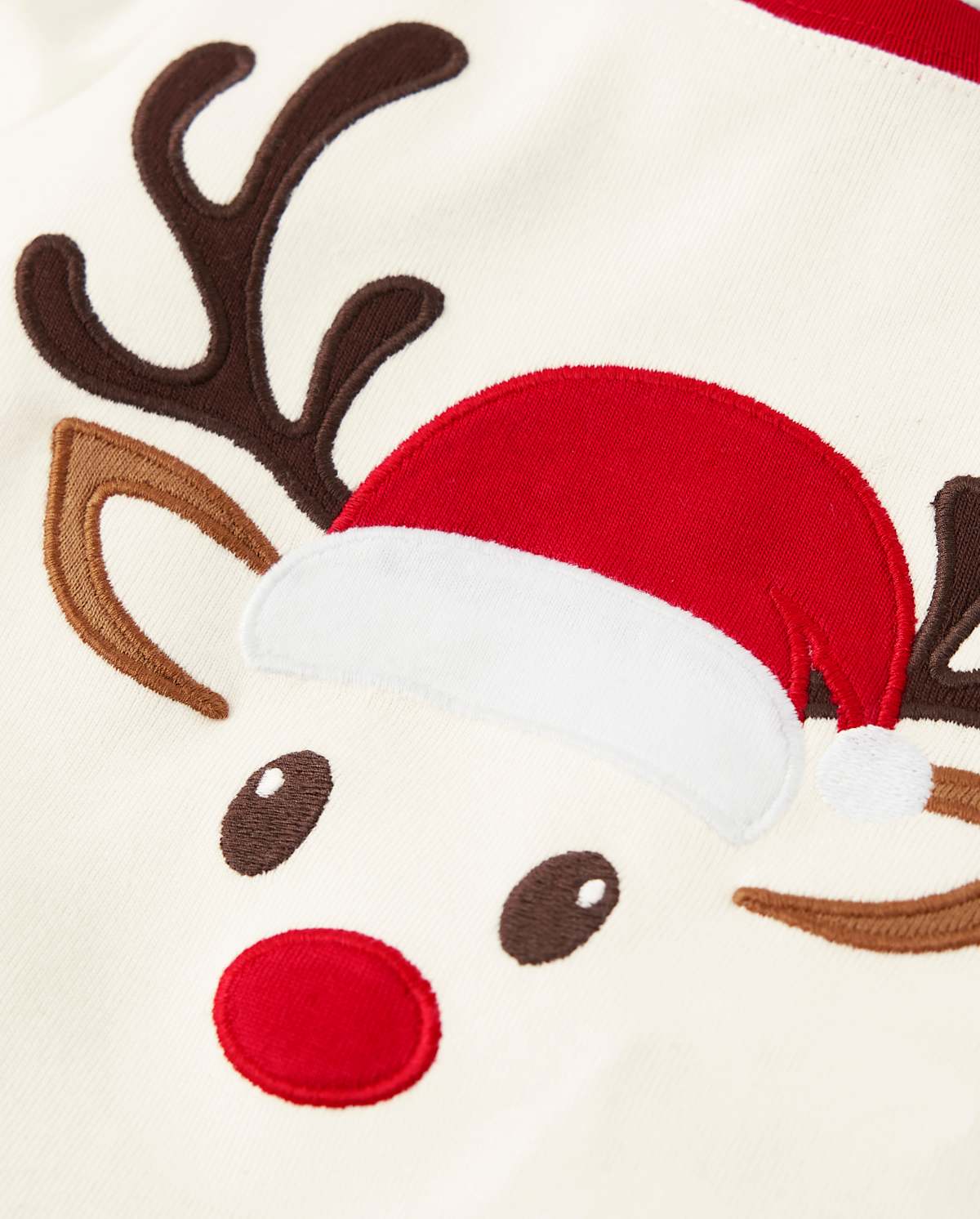 Детские пижамы Gymboree Kids Matching Family Reindeer Snug Fit Cotton Pajamas - Gymmies — фото 2