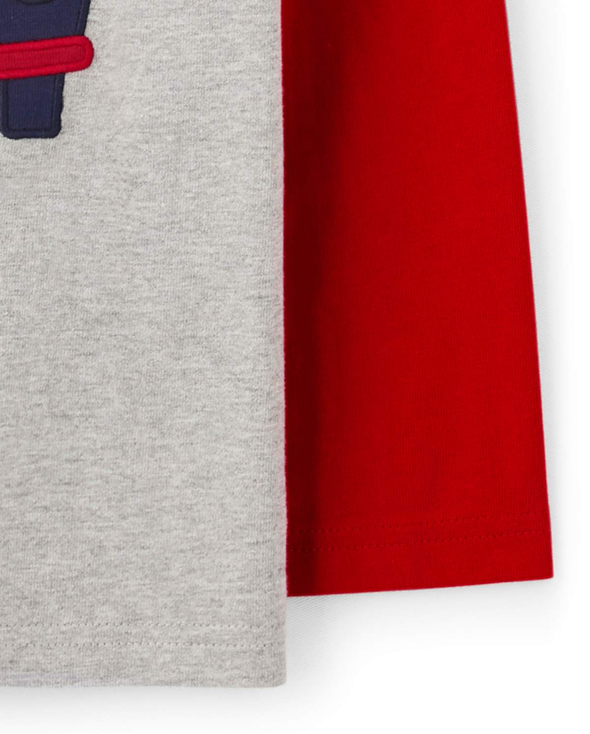 Детские топы Gymboree Boys Embroidered Truck Raglan Top - Holiday Express — фото 3
