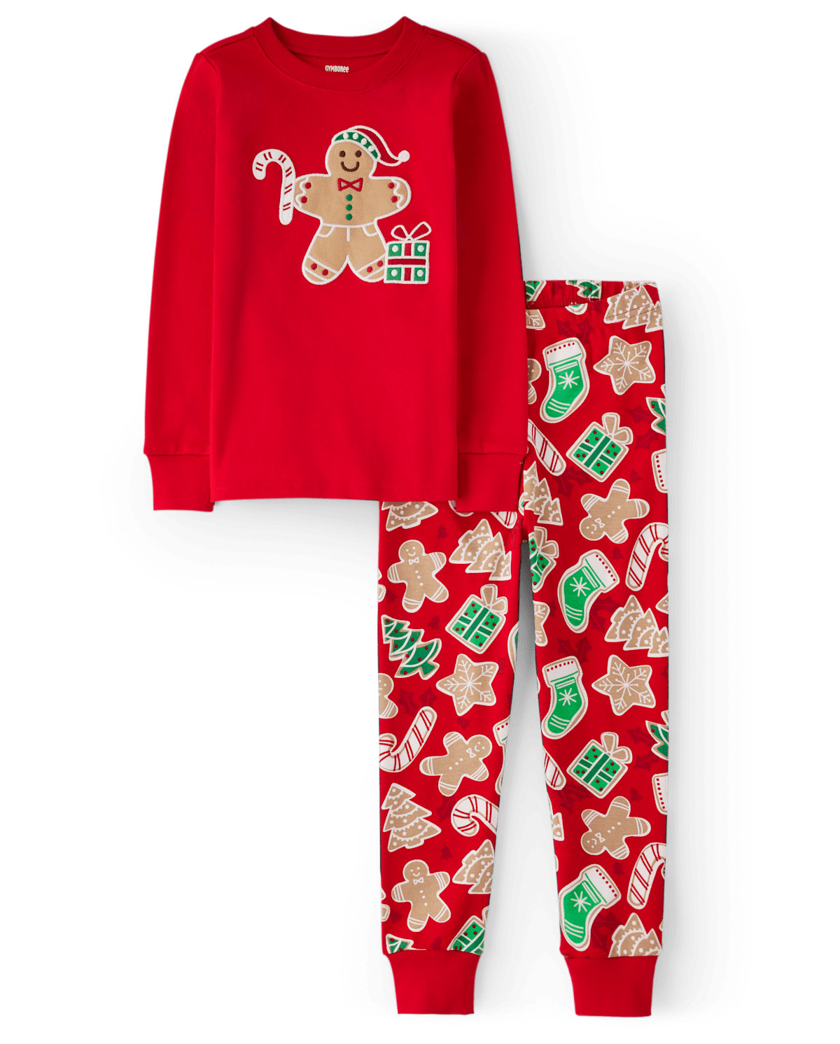 Детские пижамы Gymboree Kids Gingerbread Snug Fit Cotton Pajamas