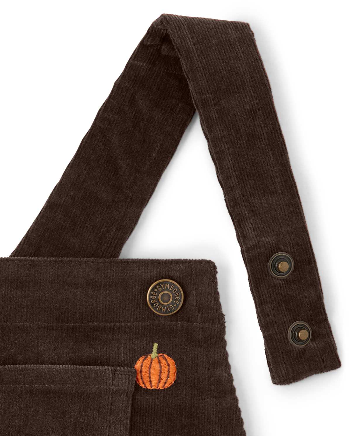 Gymboree Girls Pumpkin Corduroy Jumper - Perfect Pumpkin — фото 2