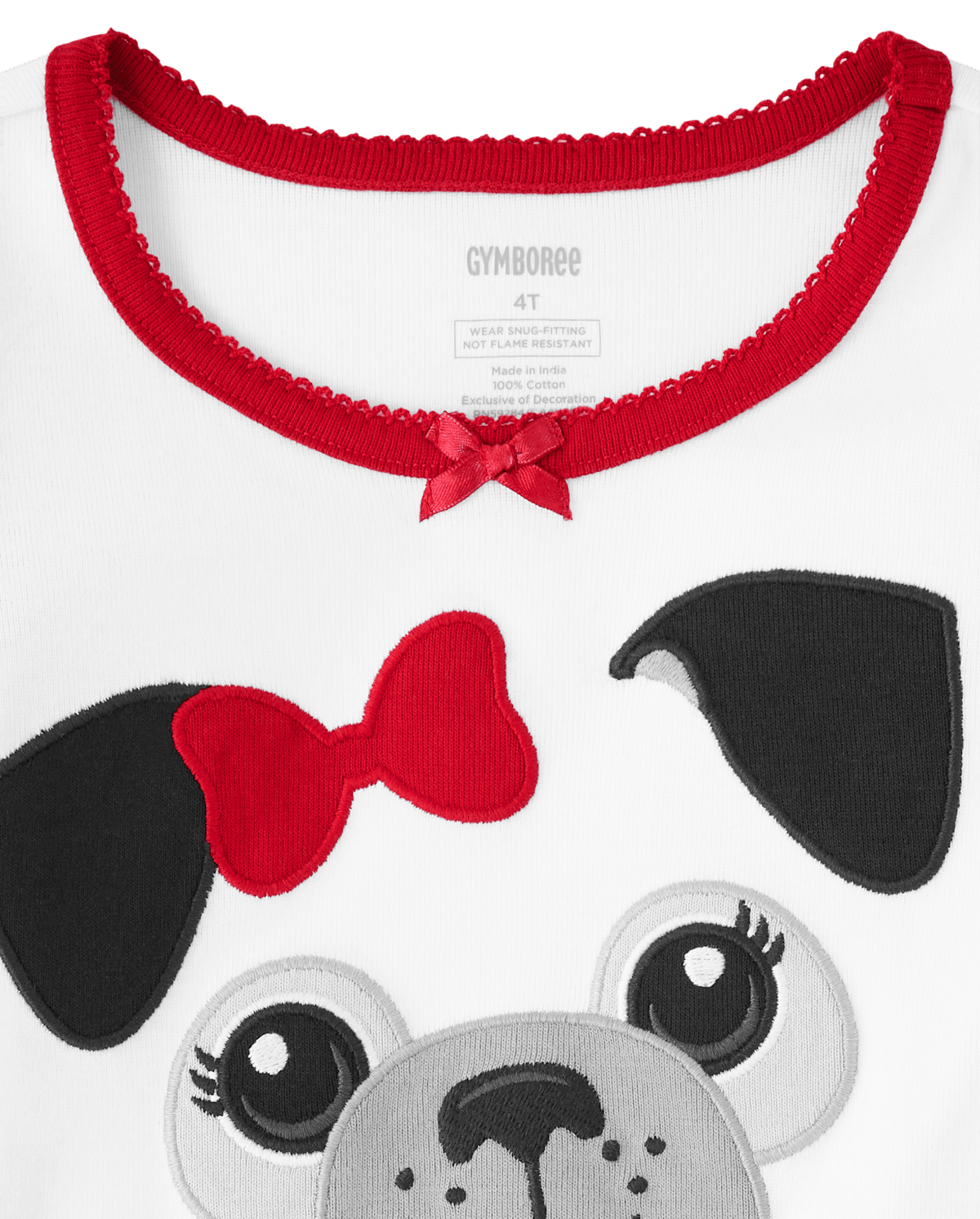 Gymboree Girls Pug Snug Fit Cotton Pajamas — фото 2