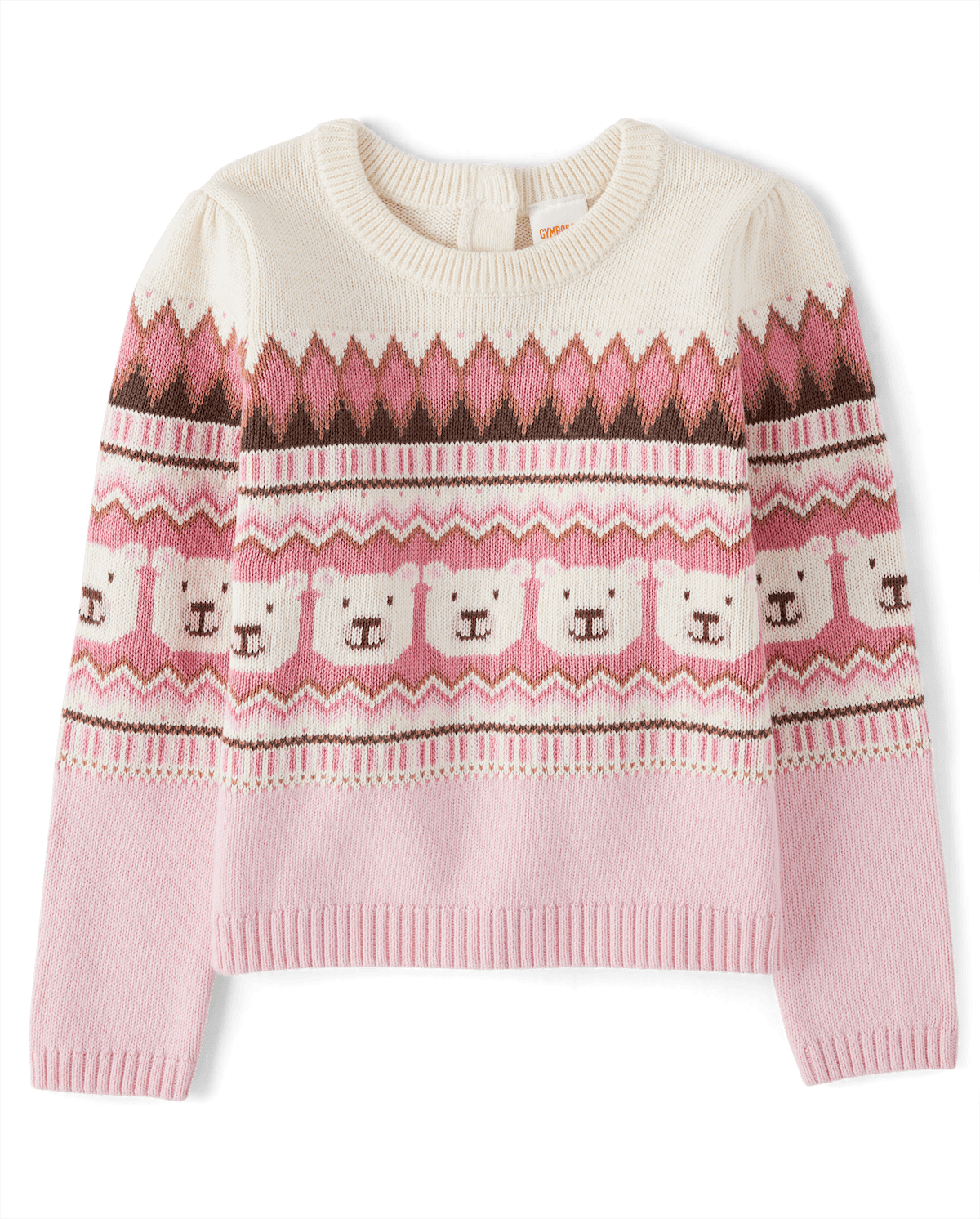 Детские свитеры Gymboree Girls Polar Bear Fairisle Sweater - Bear Hugs