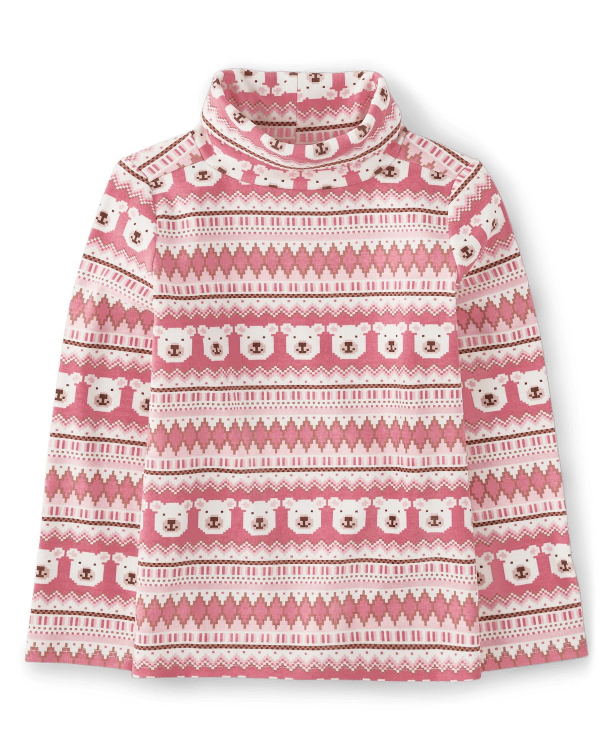 Gymboree Girls Polar Bear Fairisle Turtleneck - Bear Hugs