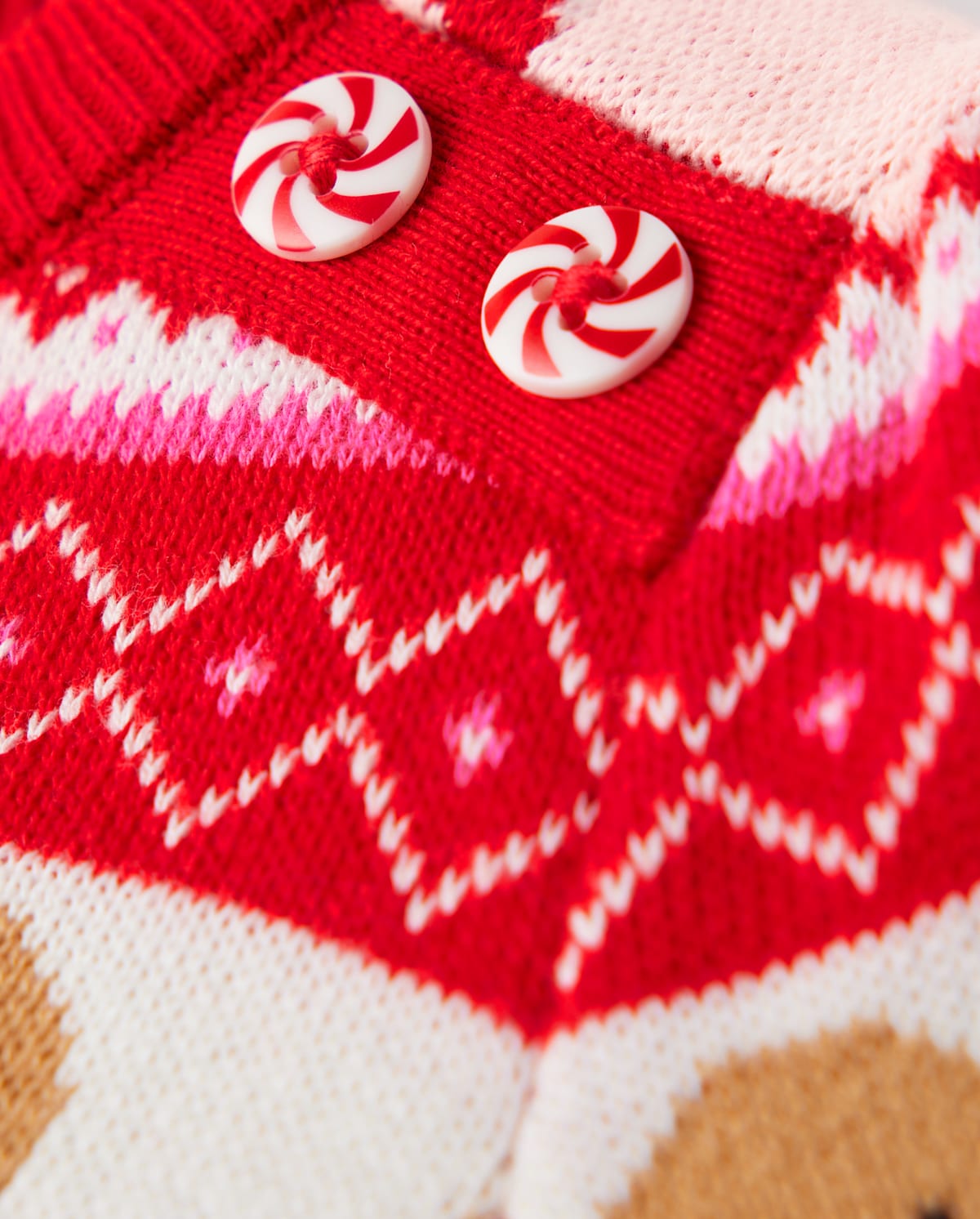 Детские платья Gymboree Girls Gingerbread Fairisle Sweater Dress - Gingerbread House — фото 3