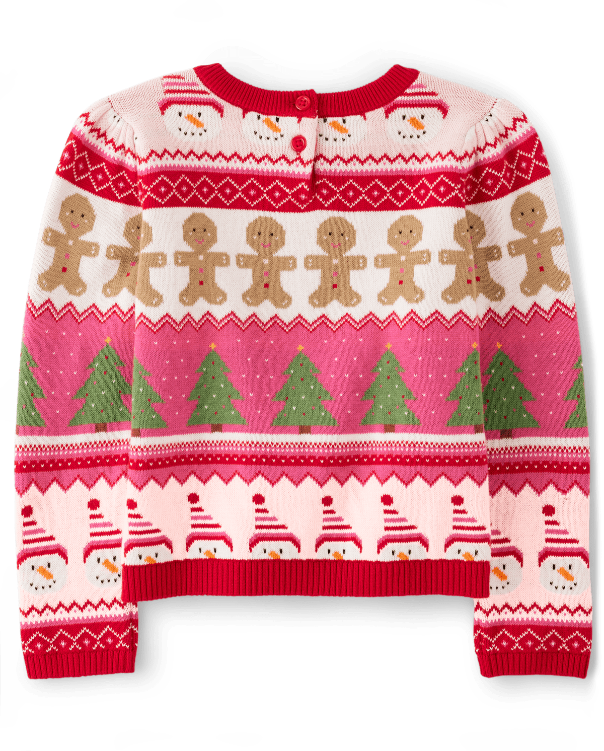 Детские свитеры Gymboree Girls Intarsia Christmas Sweater - Gingerbread House