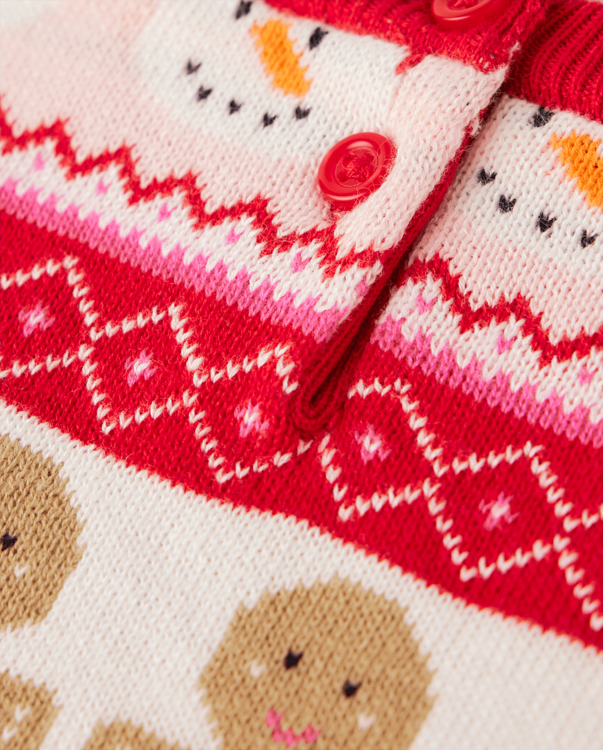 Детские свитеры Gymboree Girls Intarsia Christmas Sweater - Gingerbread House — фото 2