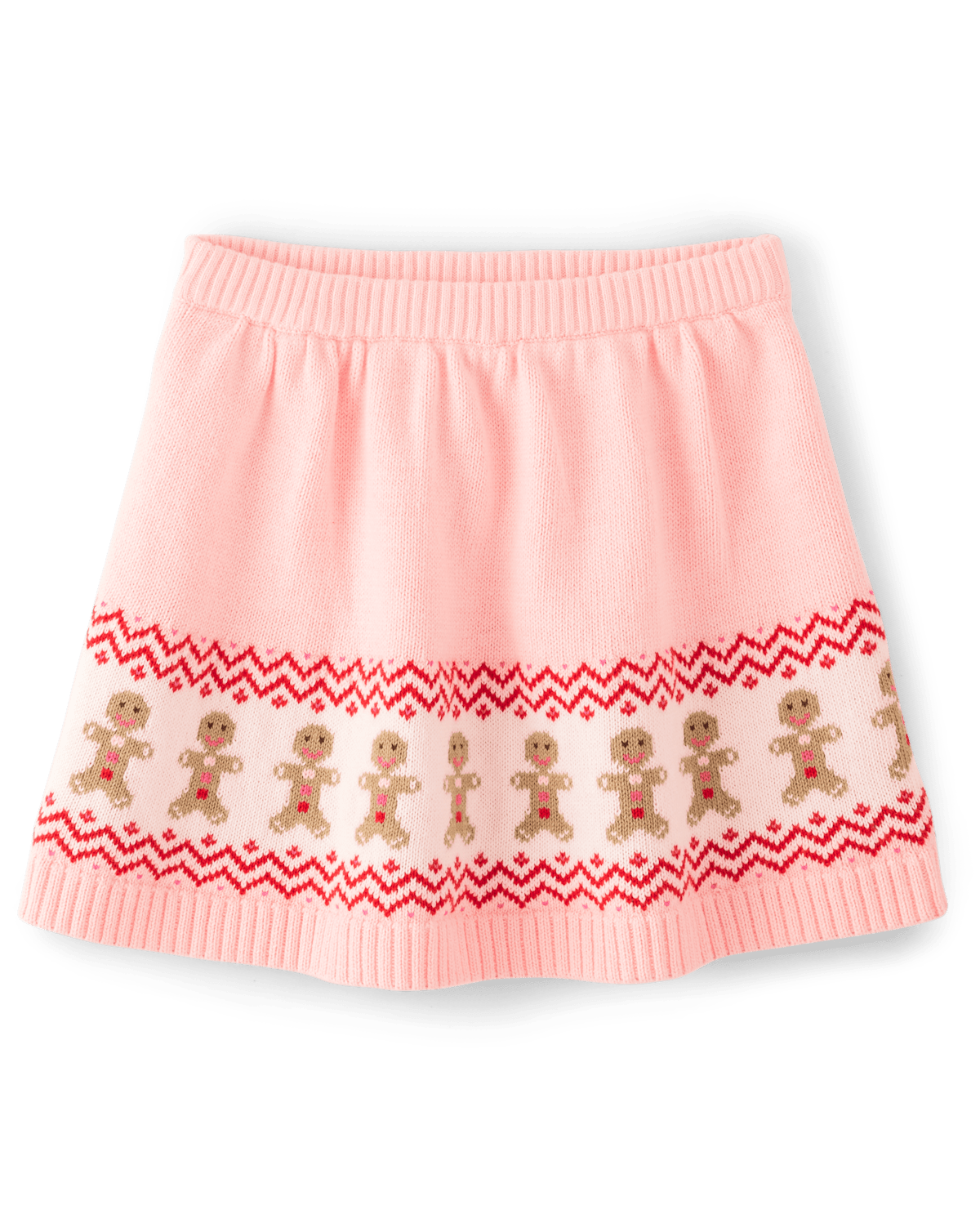 Детские юбки Gymboree Girls Intarsia Gingerbread Sweater Skirt - Gingerbread House
