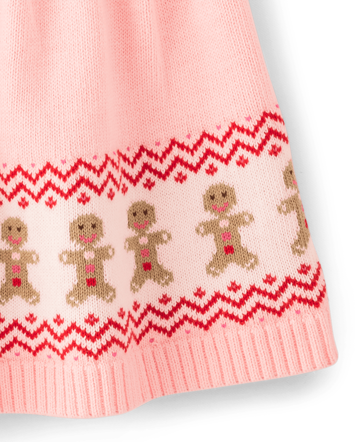 Детские юбки Gymboree Girls Intarsia Gingerbread Sweater Skirt - Gingerbread House — фото 3